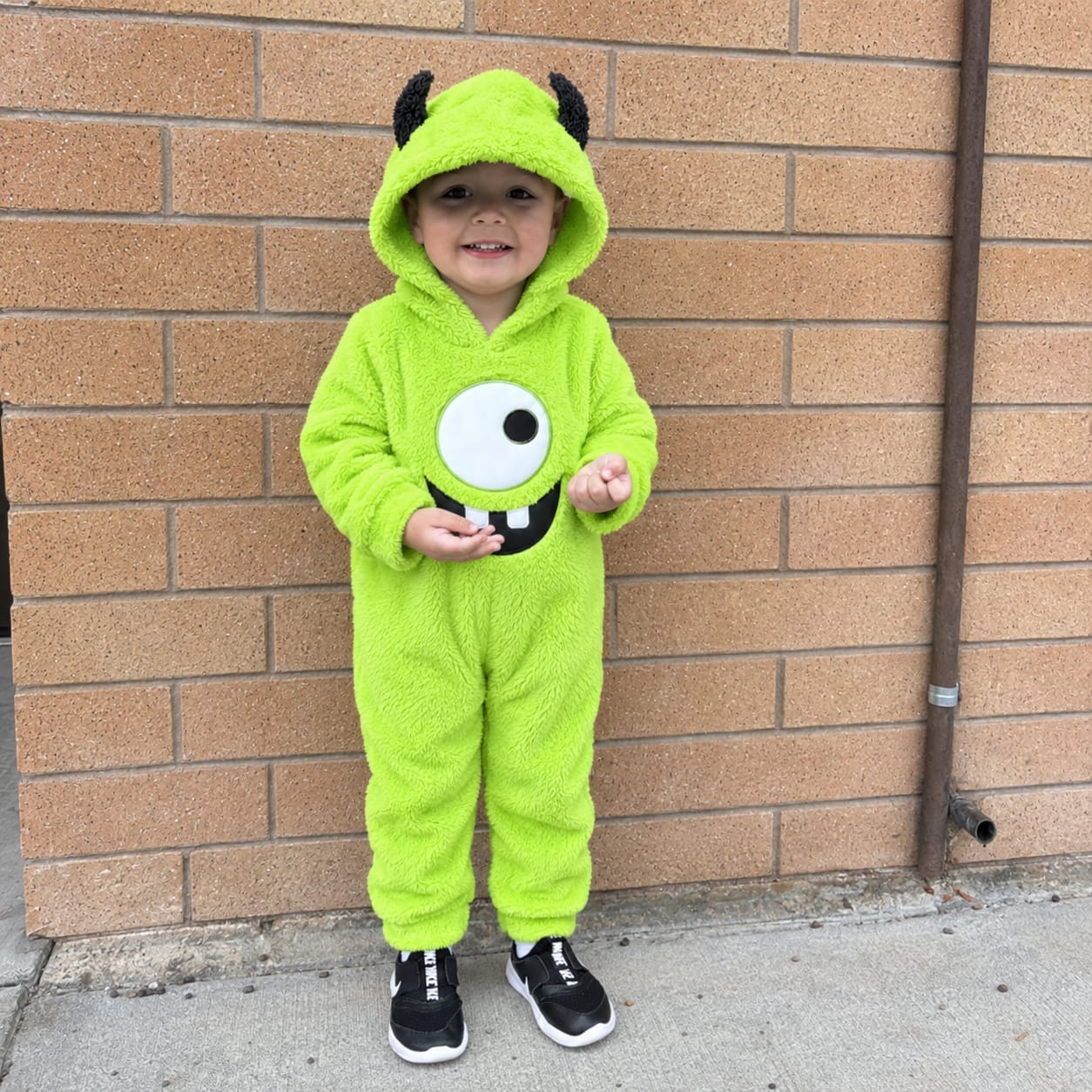 Customer photo review of CozyCuties™ Baby & Toddler Monster Jumpsuit