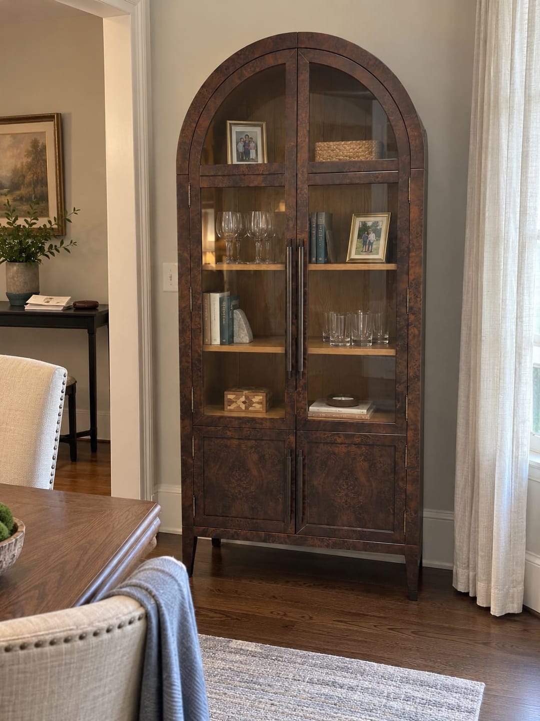 Customer photo review of Harriet Burl Glass Cabinet