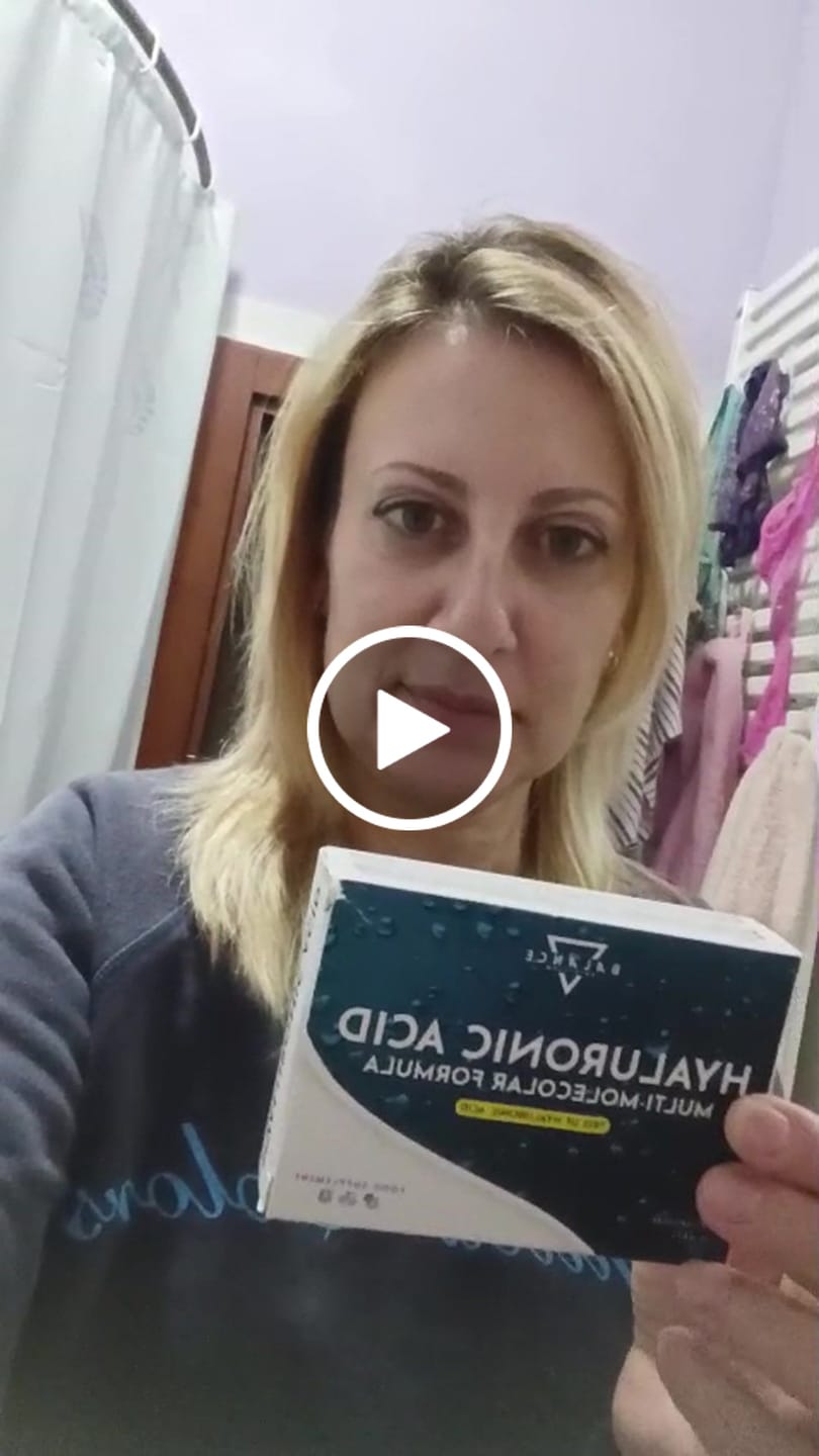 Customer video review of Acido Ialuronico 3X Antiage e Antirughe