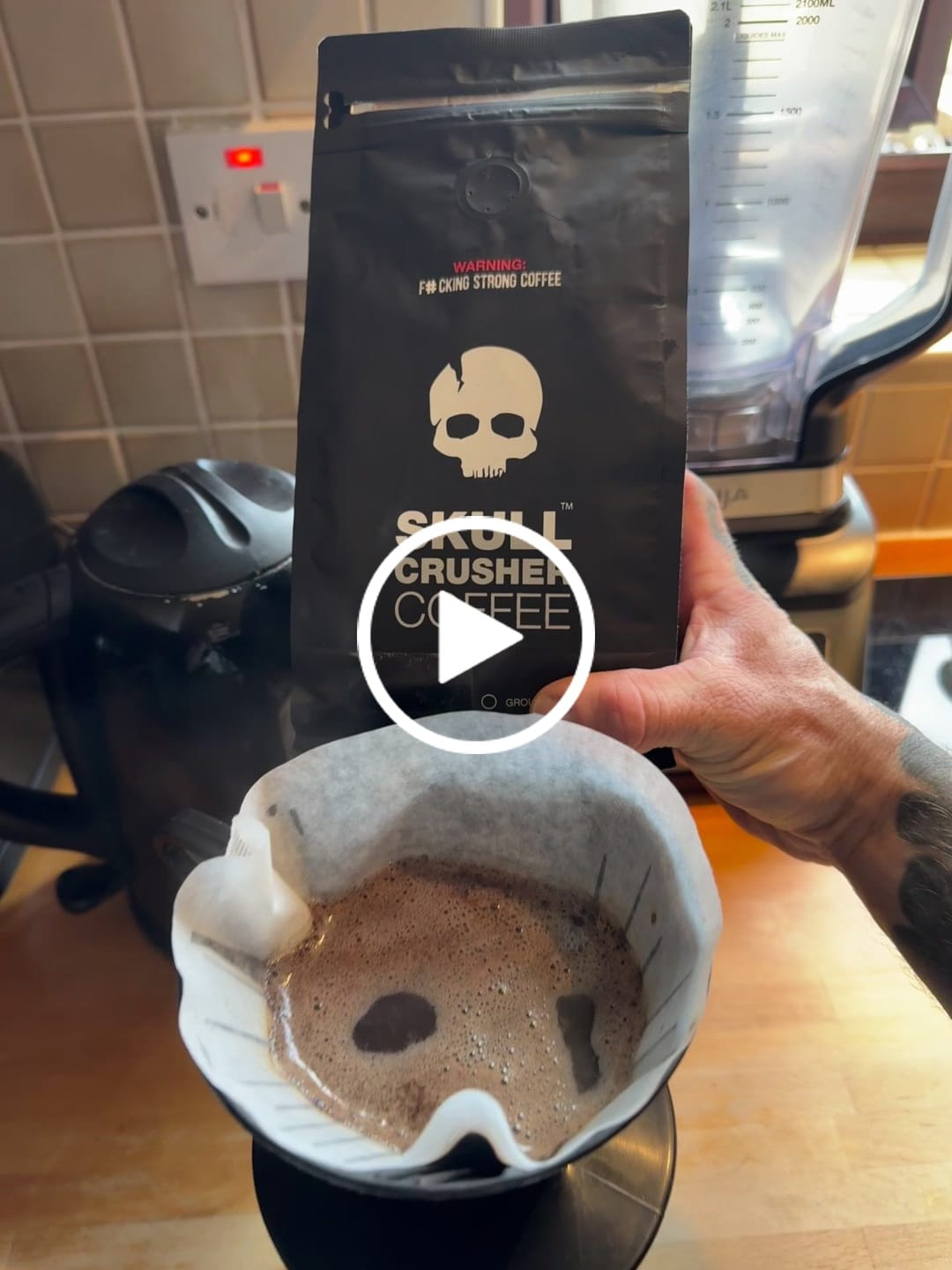 Customer video review of Skull Crusher - High Caffeine Coffee