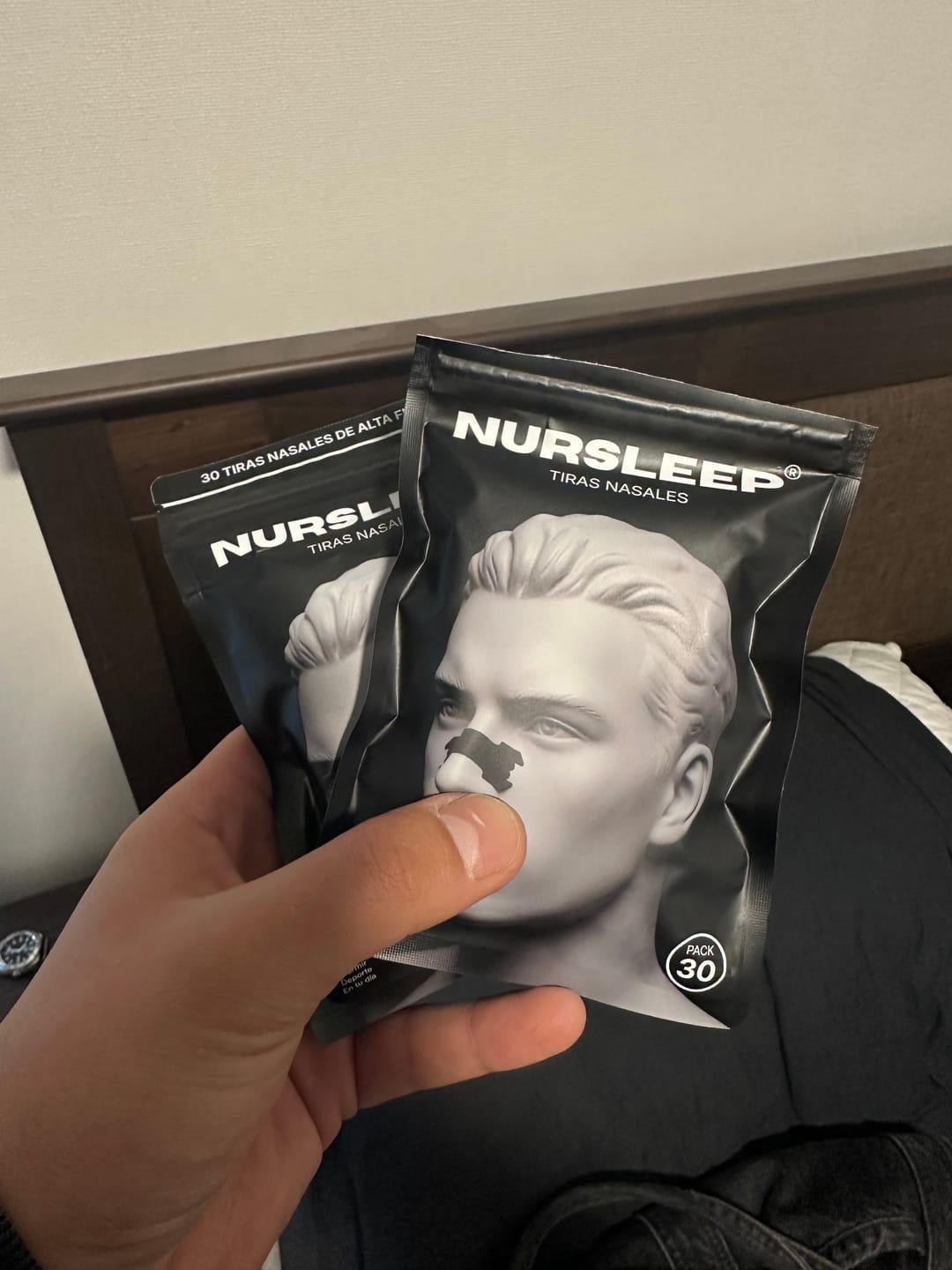 Customer photo review of Tiras Nasales Nursleep®