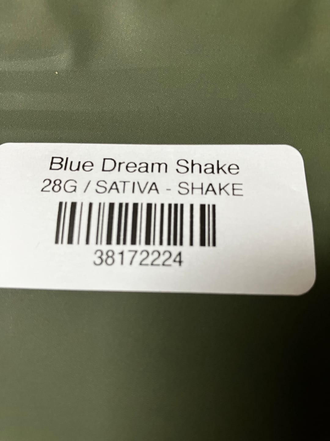 Customer photo review of Blue Dream Shake