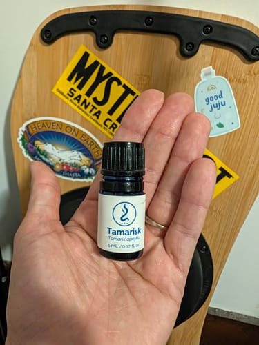 Customer photo review of Tamarisk Oil 5mL | 100% Cold-Pressed Egyptian Oil