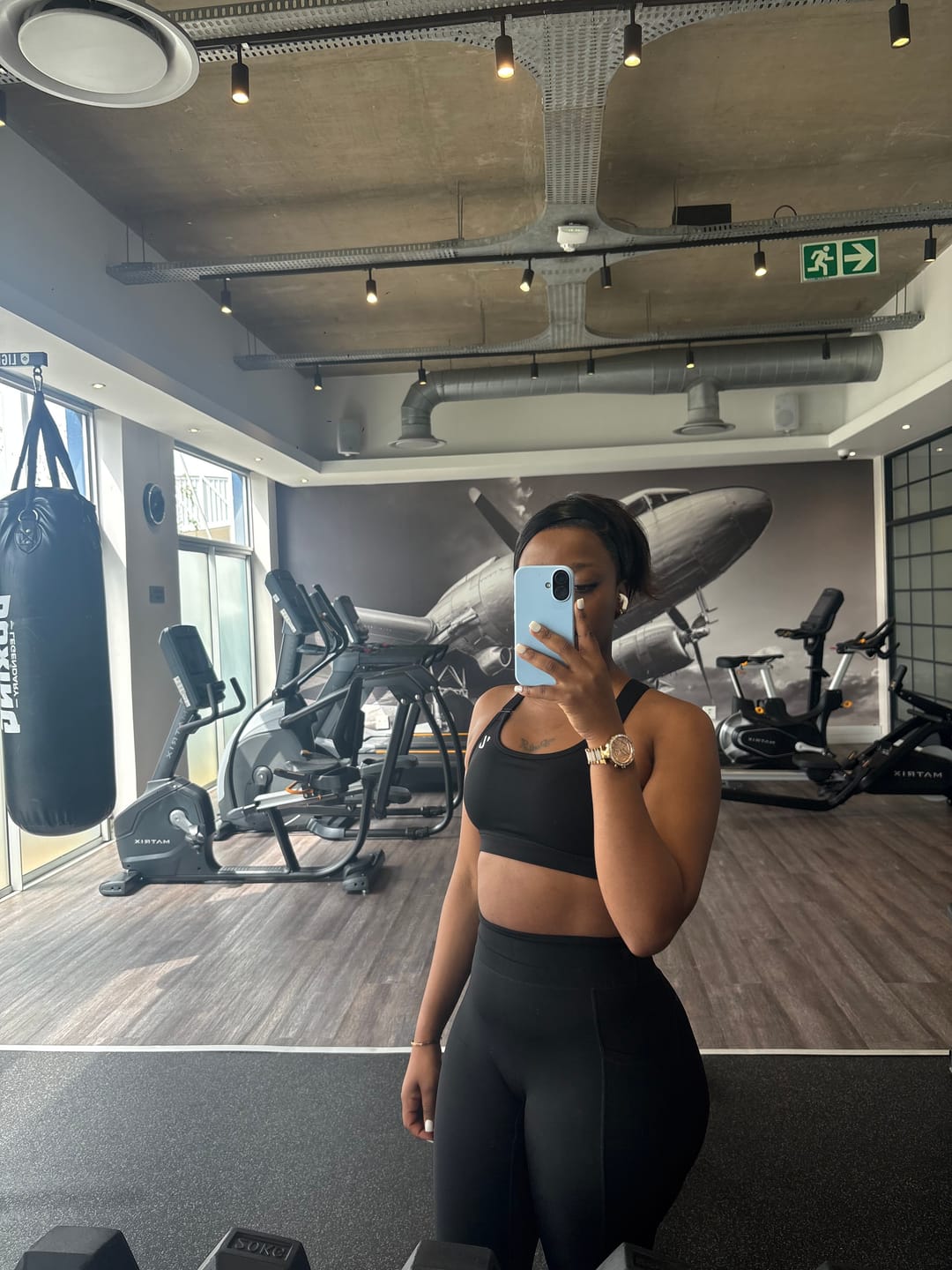 Customer photo review of Sport Yoga Set Tracksuit Gym Set
