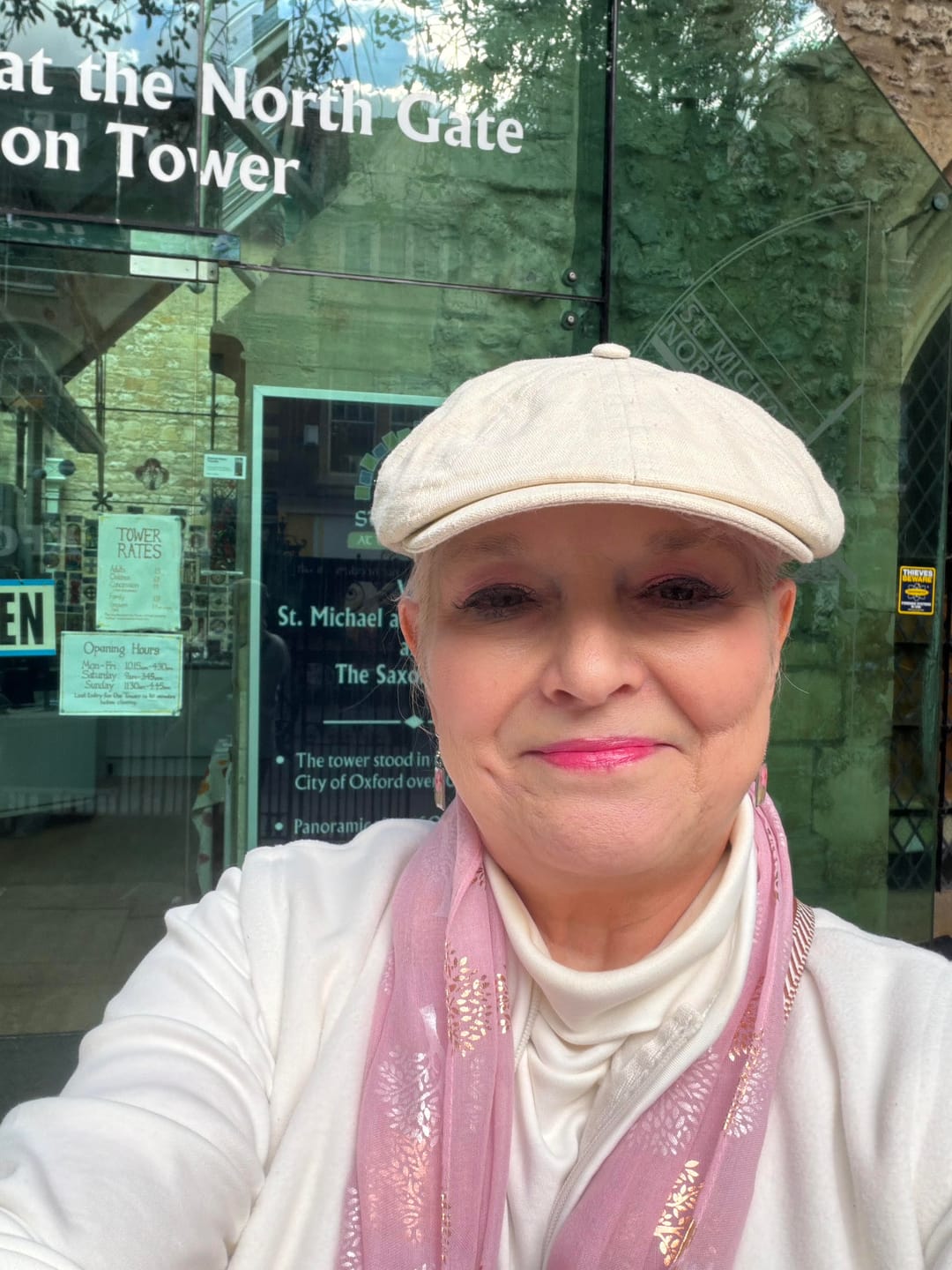 Customer photo review of Linen 'Brooklyn' Bakerboy Cap