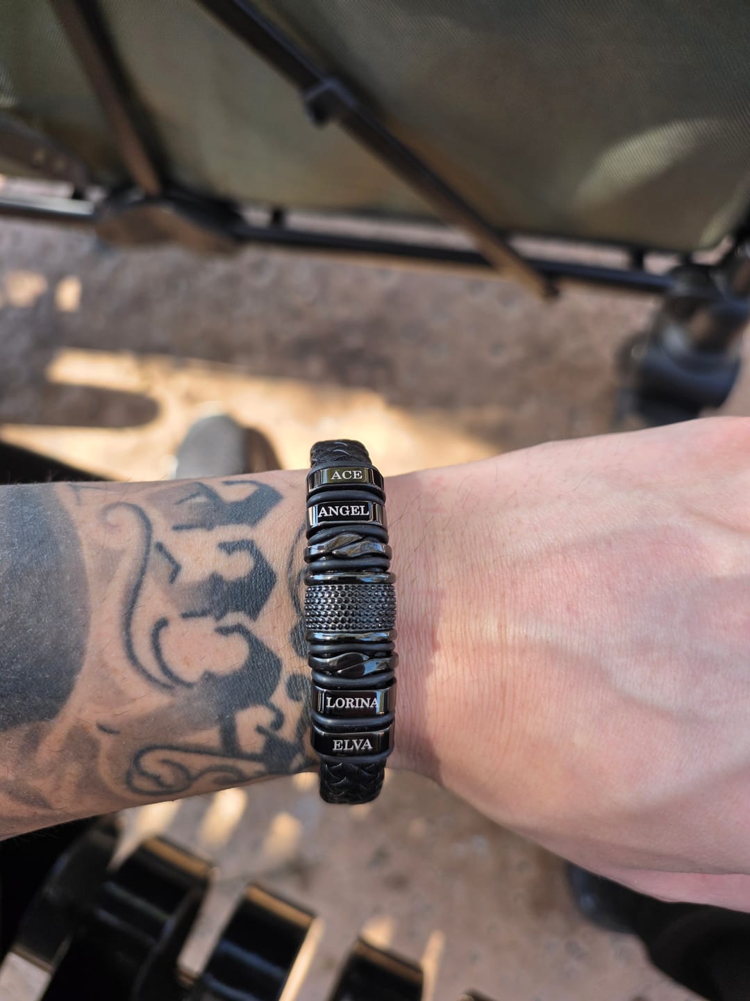 Customer photo review of Bracelet: Black