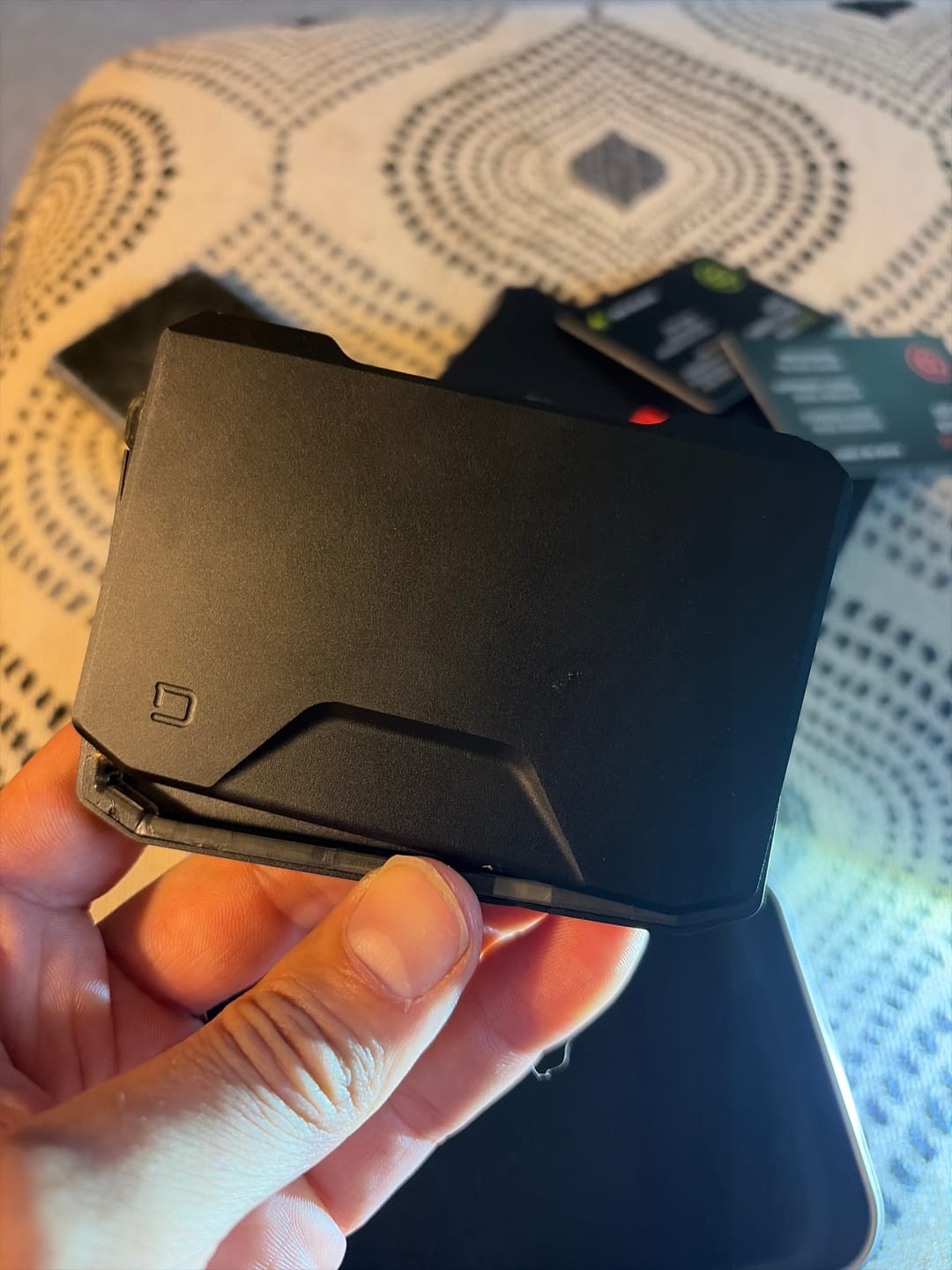 Customer photo review of SK1 Slide Kick Wallet