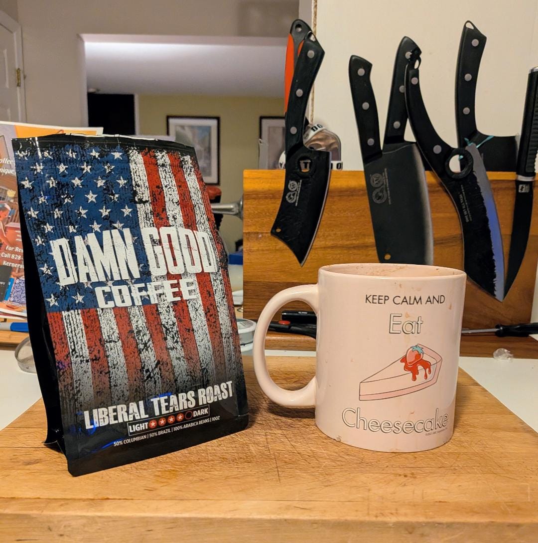Customer photo review of Damn Good™ Coffee - Liberal Tears Roast - (10oz)