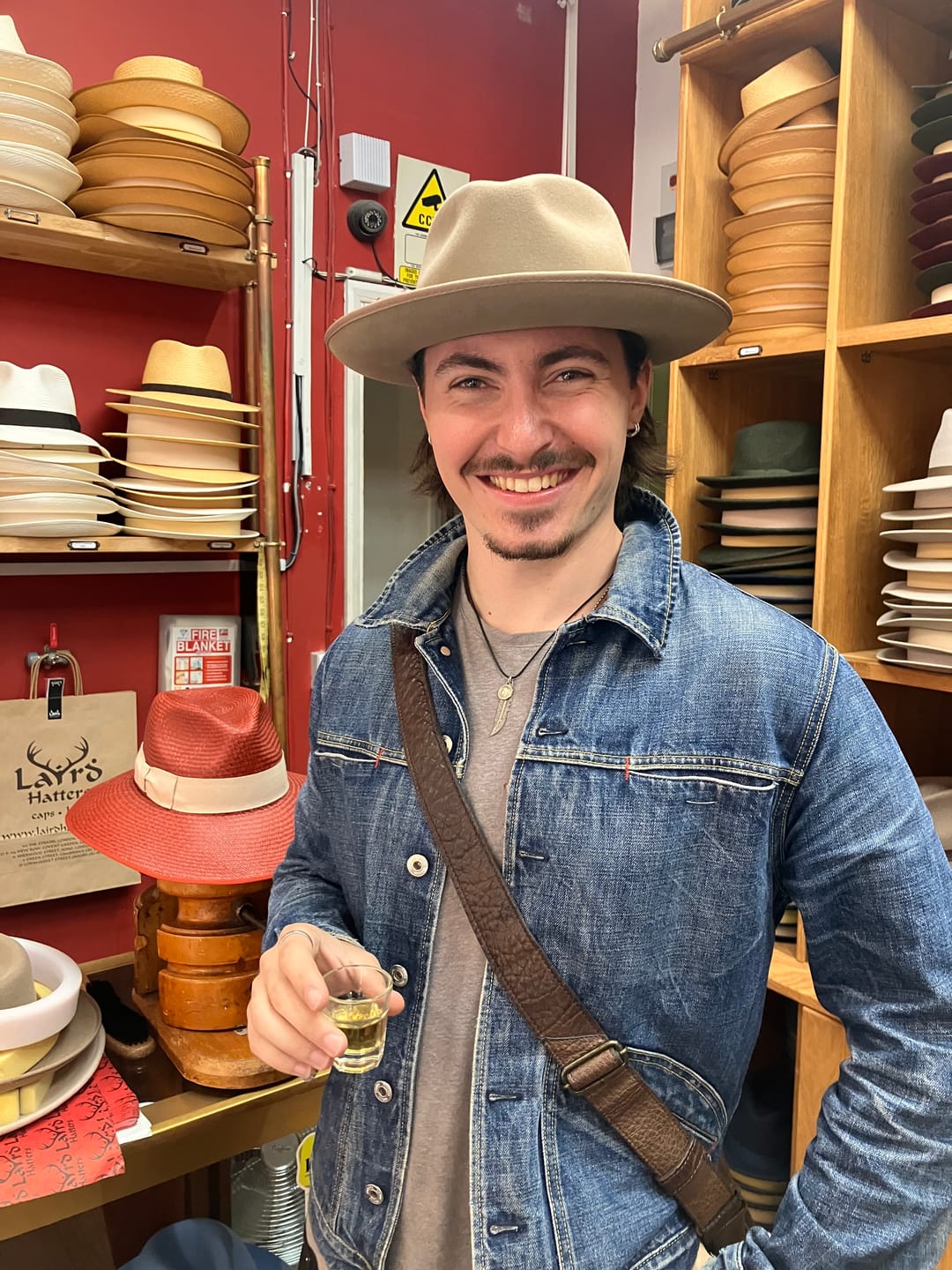 Customer photo review of Alfred Cashmere Suede Fedora