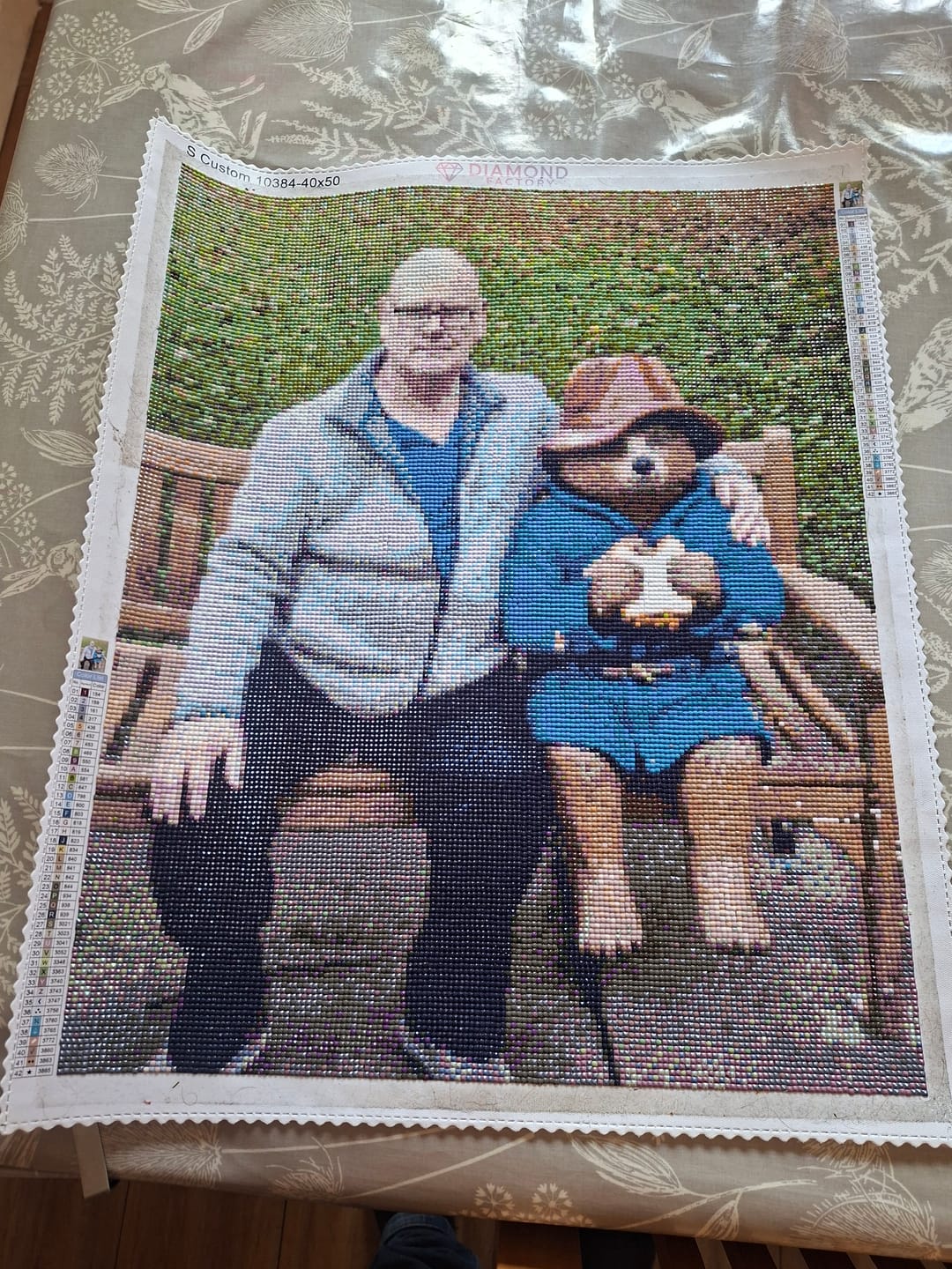 Customer photo review of Custom Diamond Painting Kit