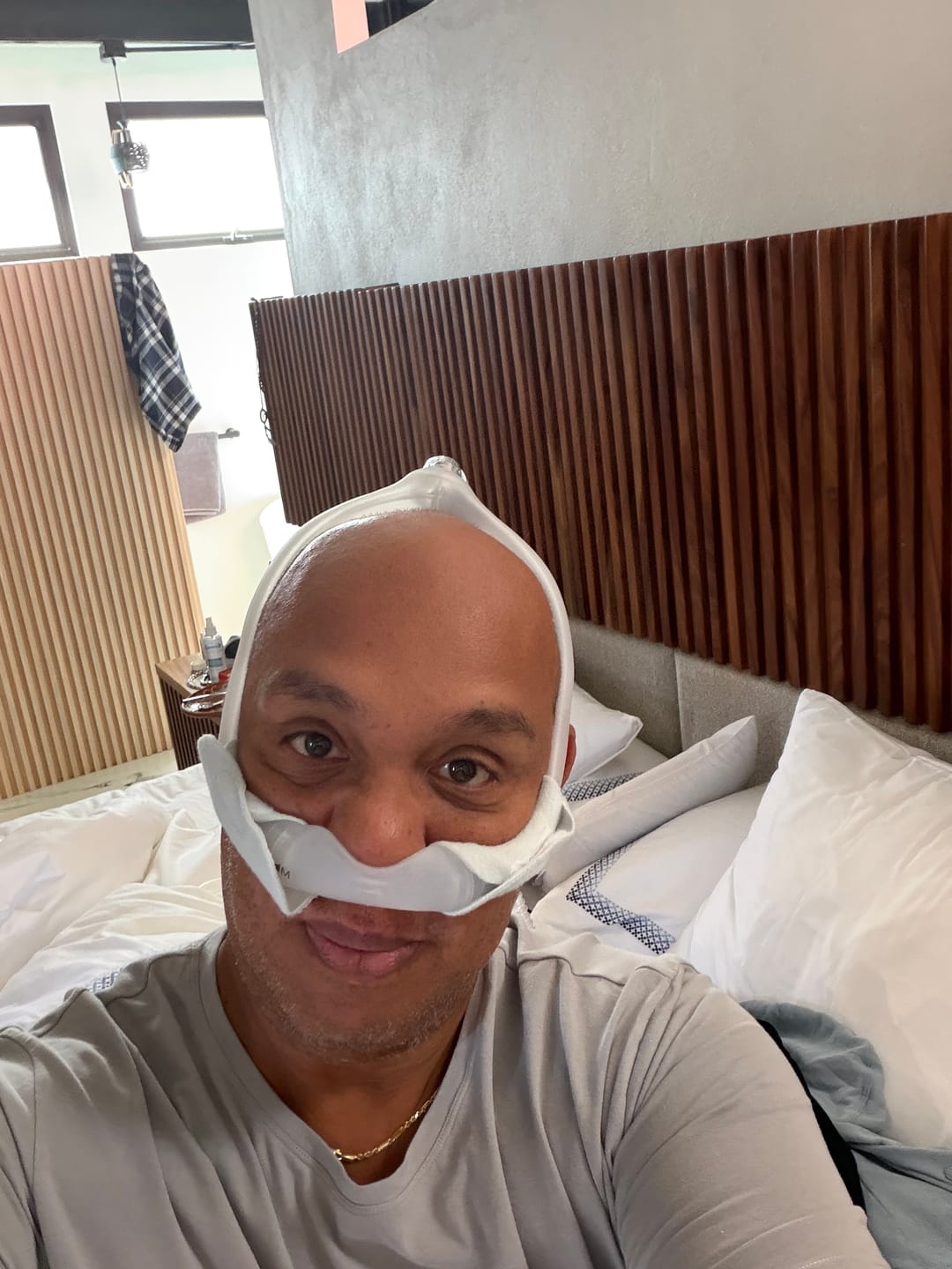 Customer photo review of ResMed AirFit N30 Setup Pack for AirMini CPAP