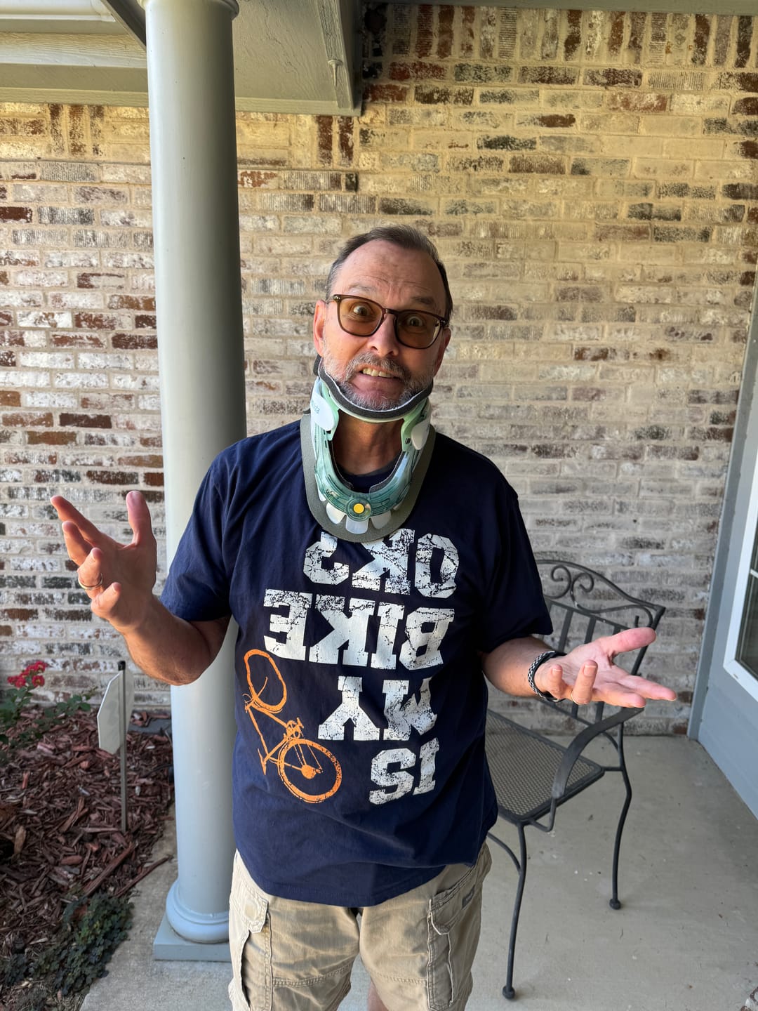 Customer photo review of Is My Bike OK T-Shirt