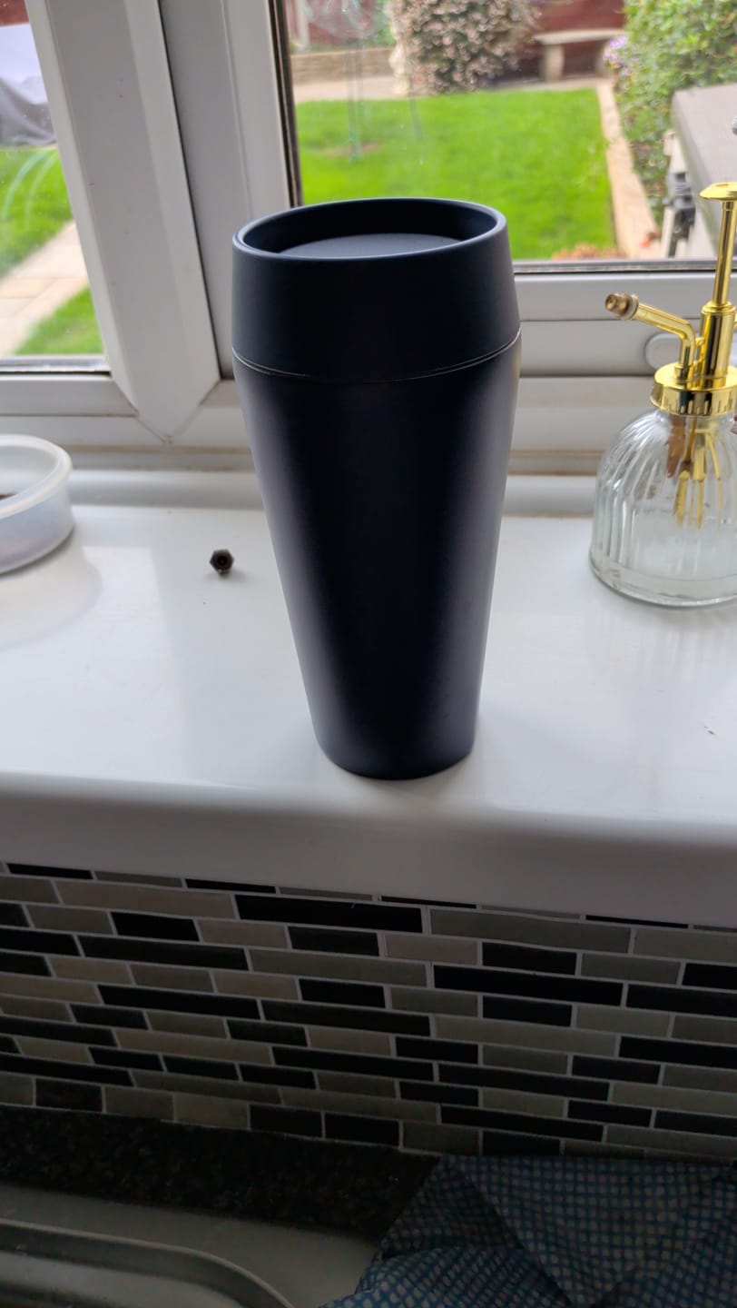 Customer photo review of bru Ceramic Travel Mug