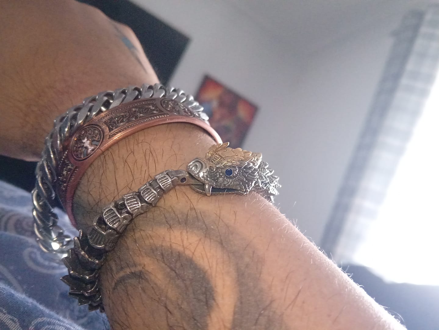 Customer photo review of Jörmungandr - The World Serpent Bracelet