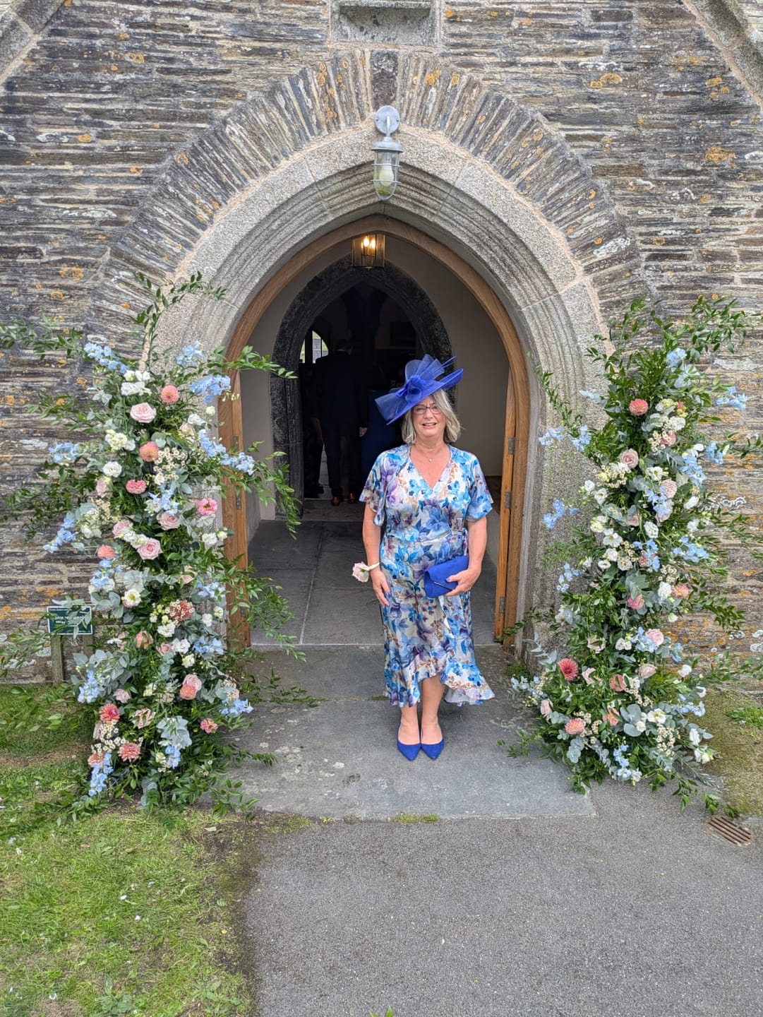 Customer photo review of Coastal Garden Viscose Satin Fabric