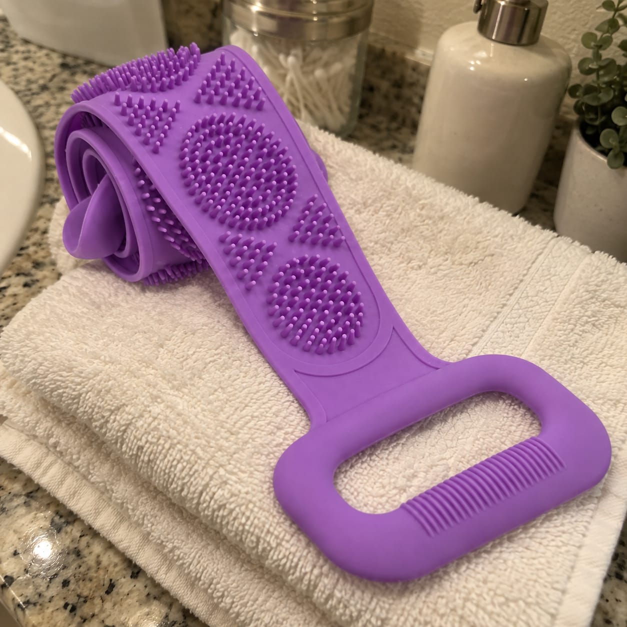 Customer photo review of Silicone Back Scrubber