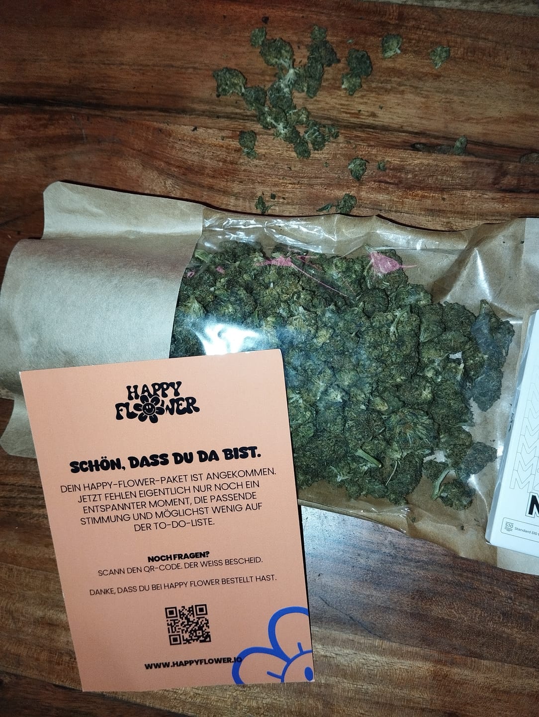 Customer photo review of Blueberry Kush