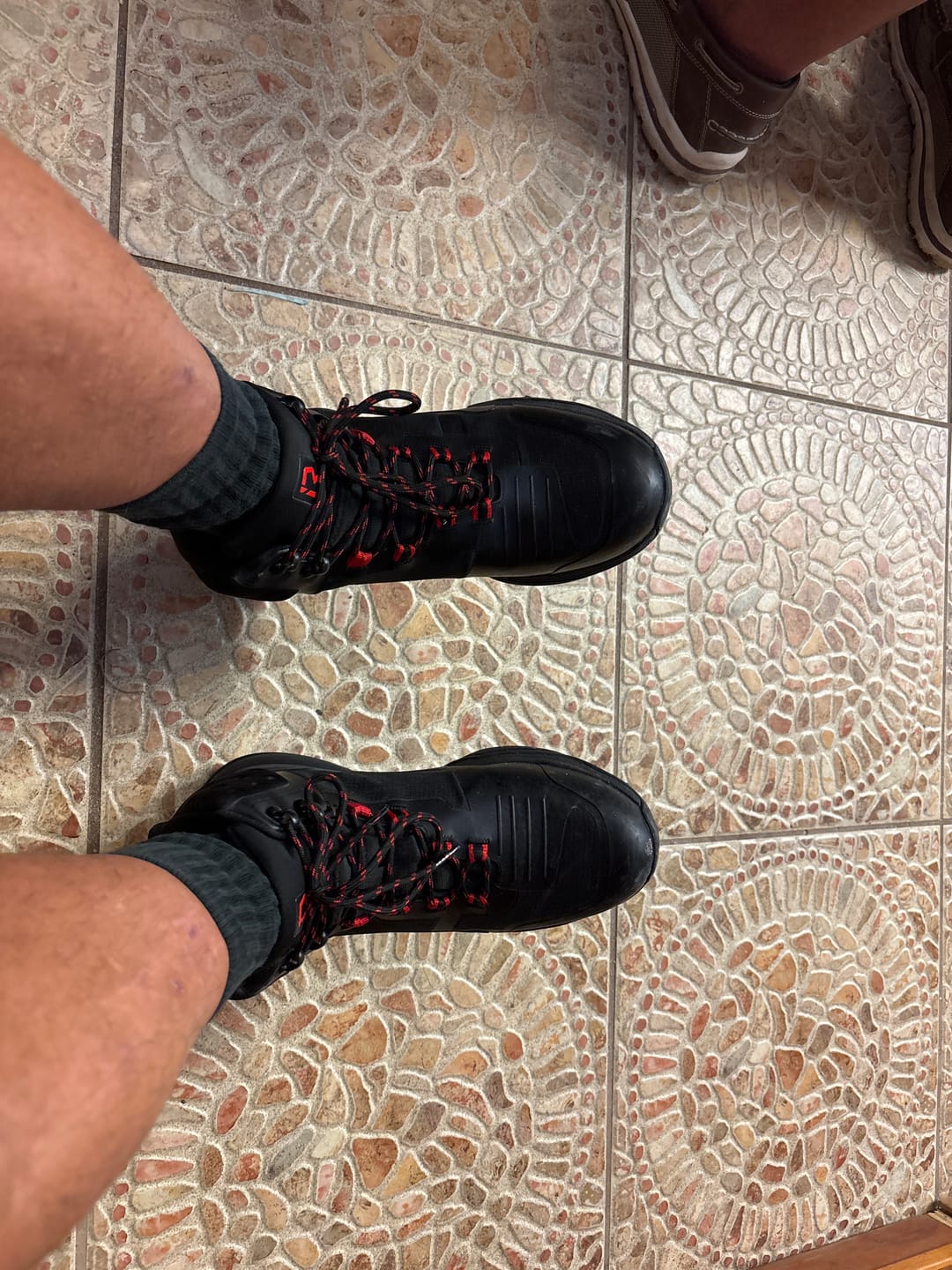 Customer photo review of RIDEIRON Waterproof Sport Touring Adventure Motorcycle Riding Boots | MS6005