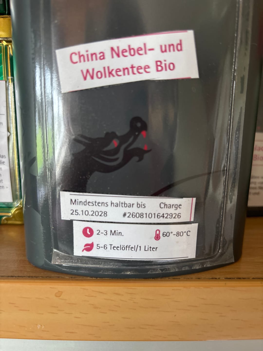 Customer photo review of China Nebel- und Wolkentee Bio