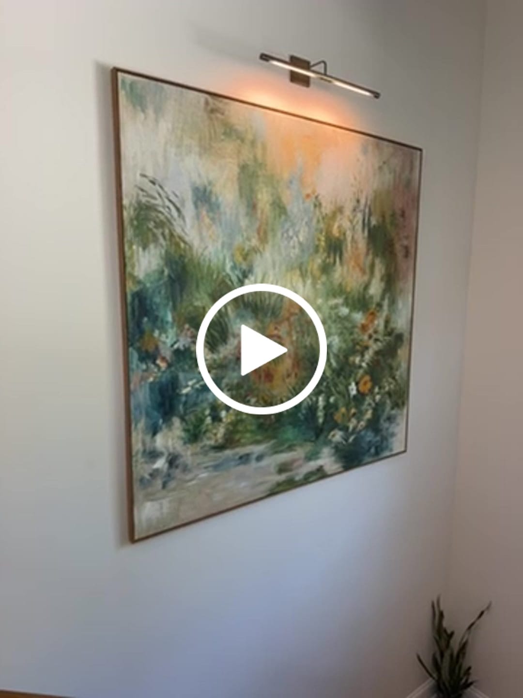 Customer video review of Green Texture Wall Art #ABAS357