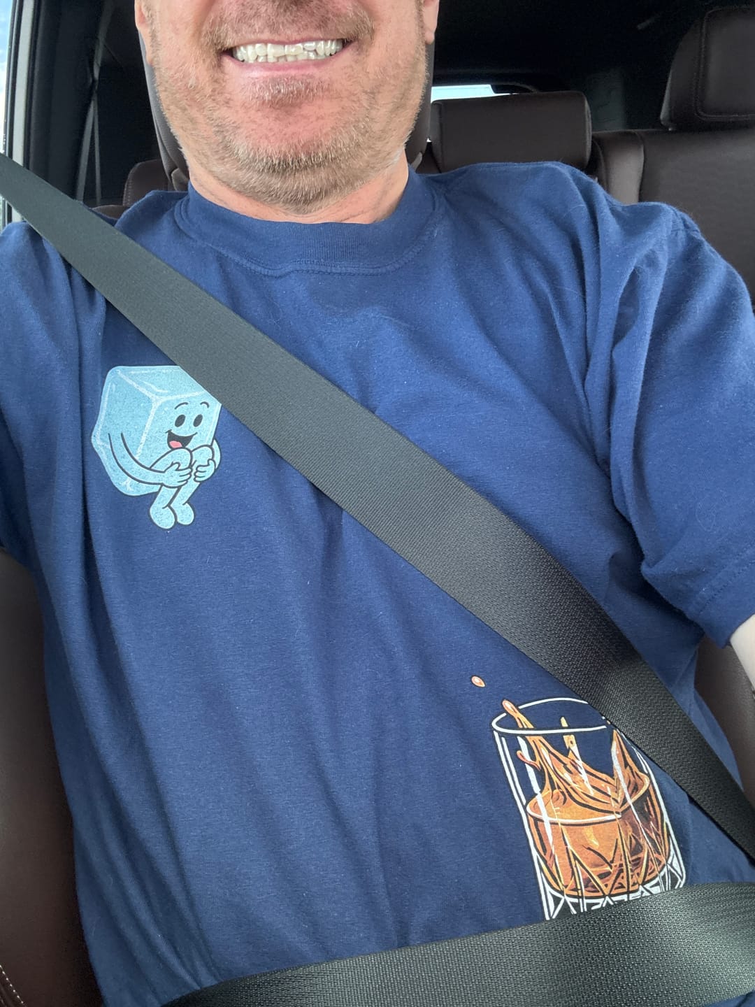 Customer photo review of Bourbon Cannonball — Premium Tee