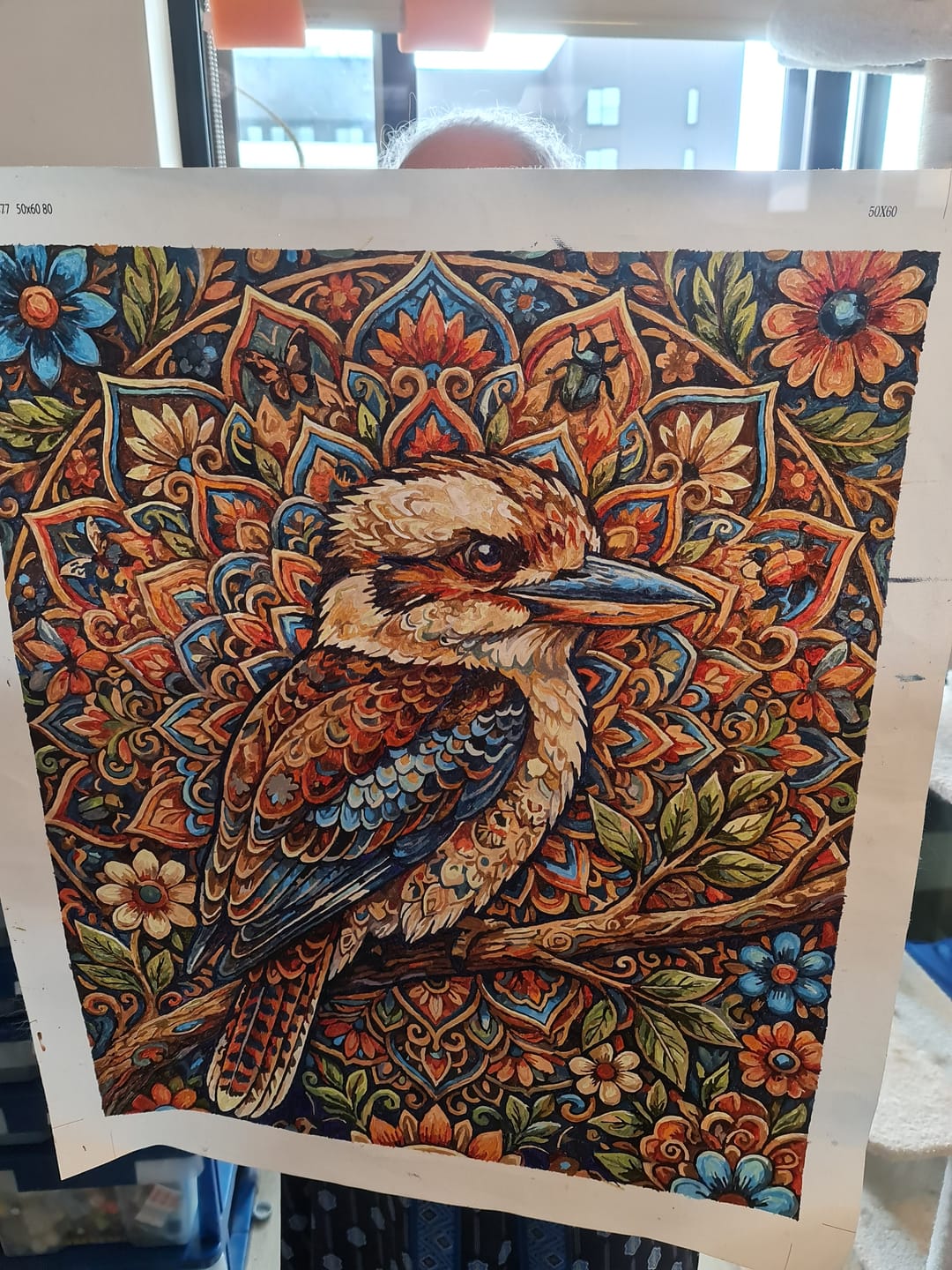 Customer photo review of Kookaburra Floral Mandala (80 Colors)