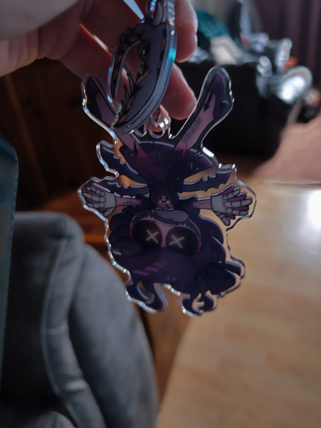 Customer photo review of Cyn Hang Tail Keychain