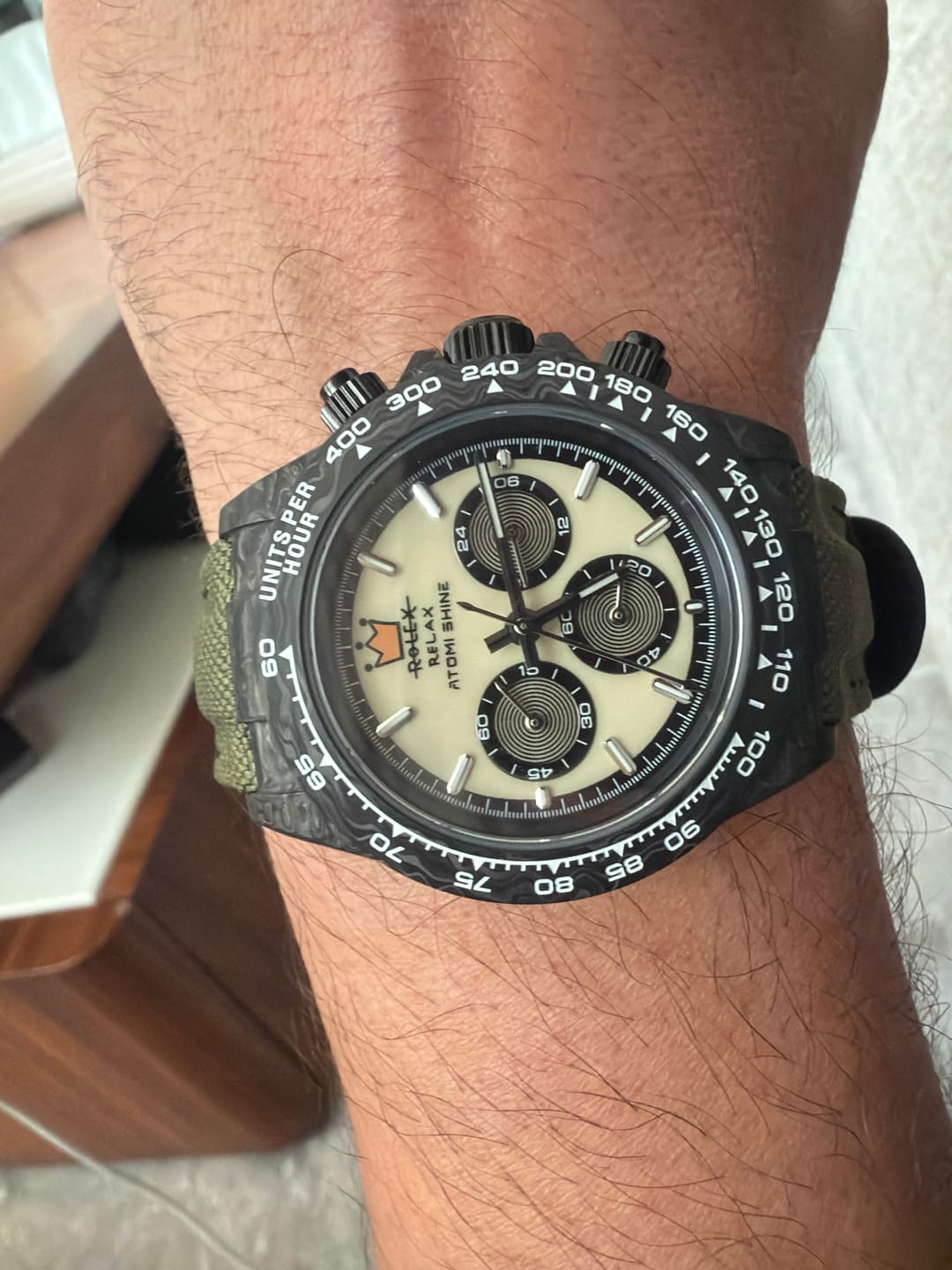 Customer photo review of VELOCIREX CARBON FIBER WATCH