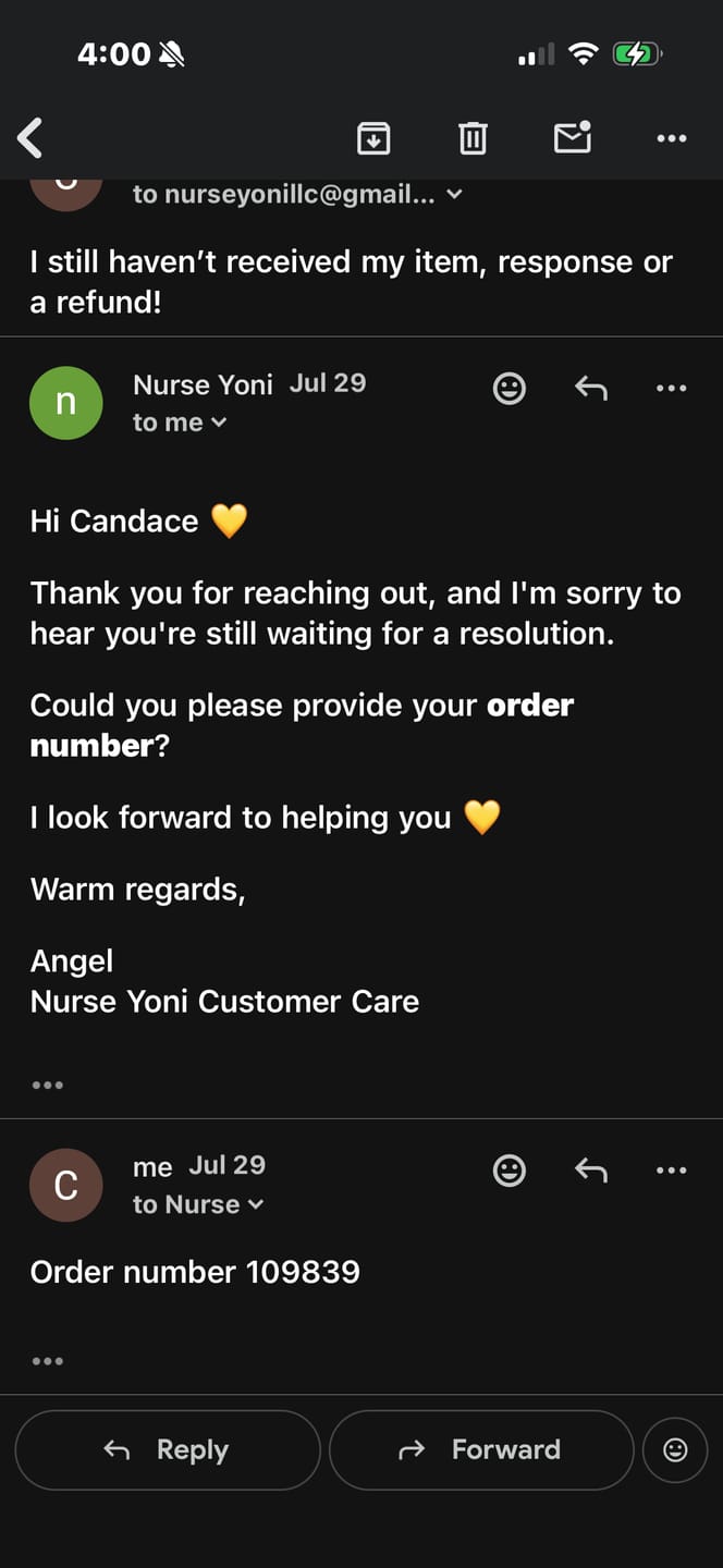 Customer photo review of Inner Harmony