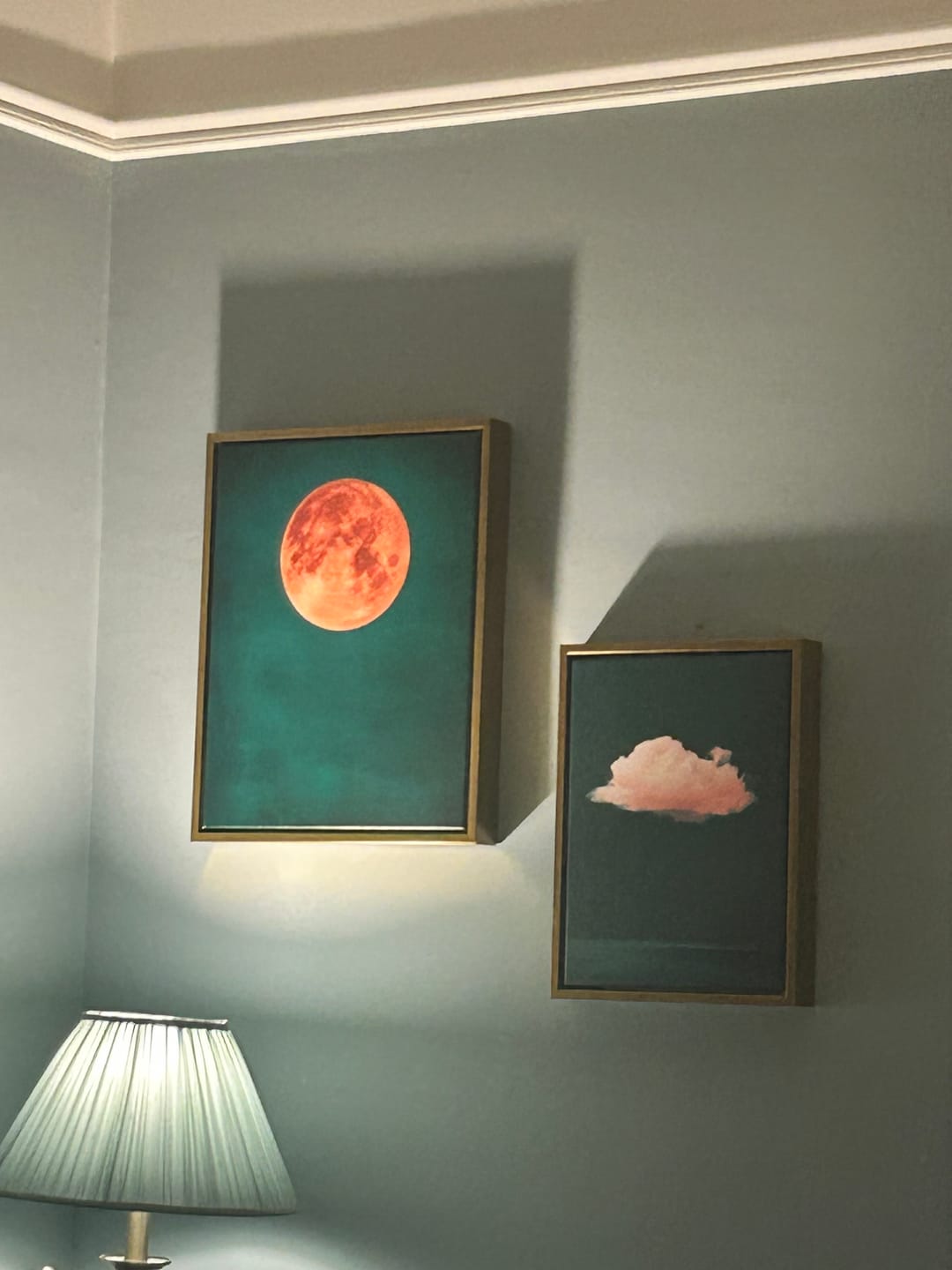 Customer photo review of Pink Cloud No2 Print