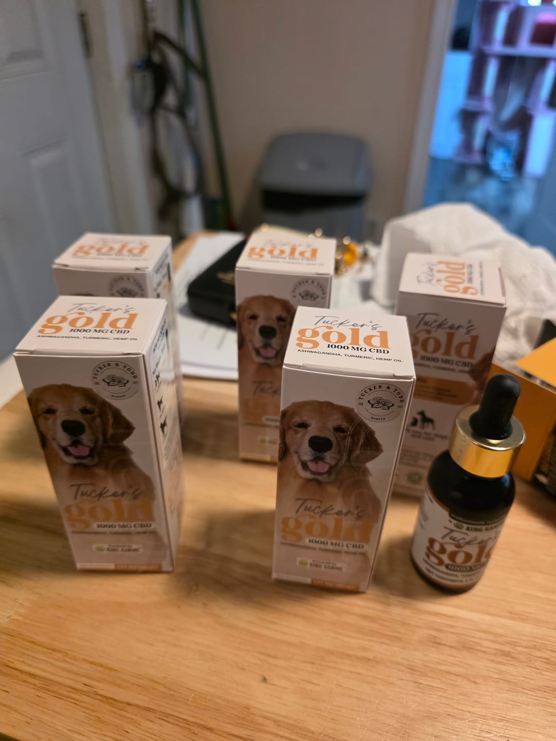 Customer photo review of Tucker's Gold 1000MG