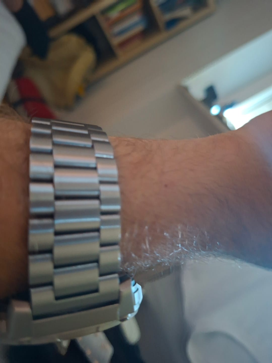 Customer photo review of Bracciale a acciaio argento