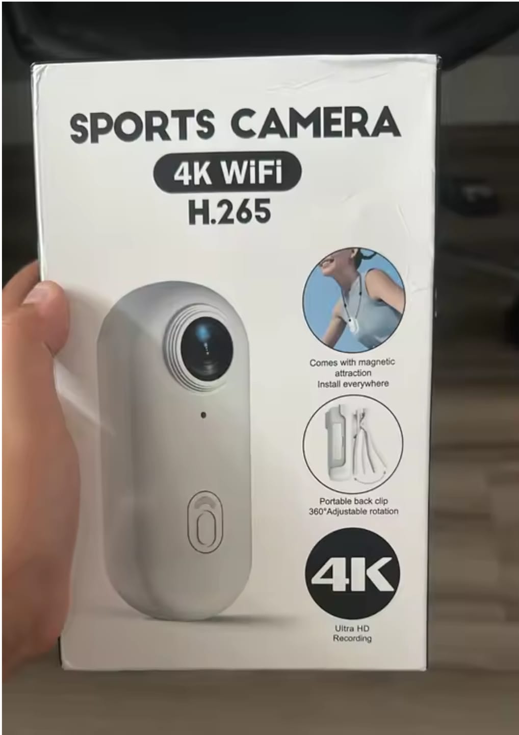 Customer photo review of Cámara deportiva para equitación
