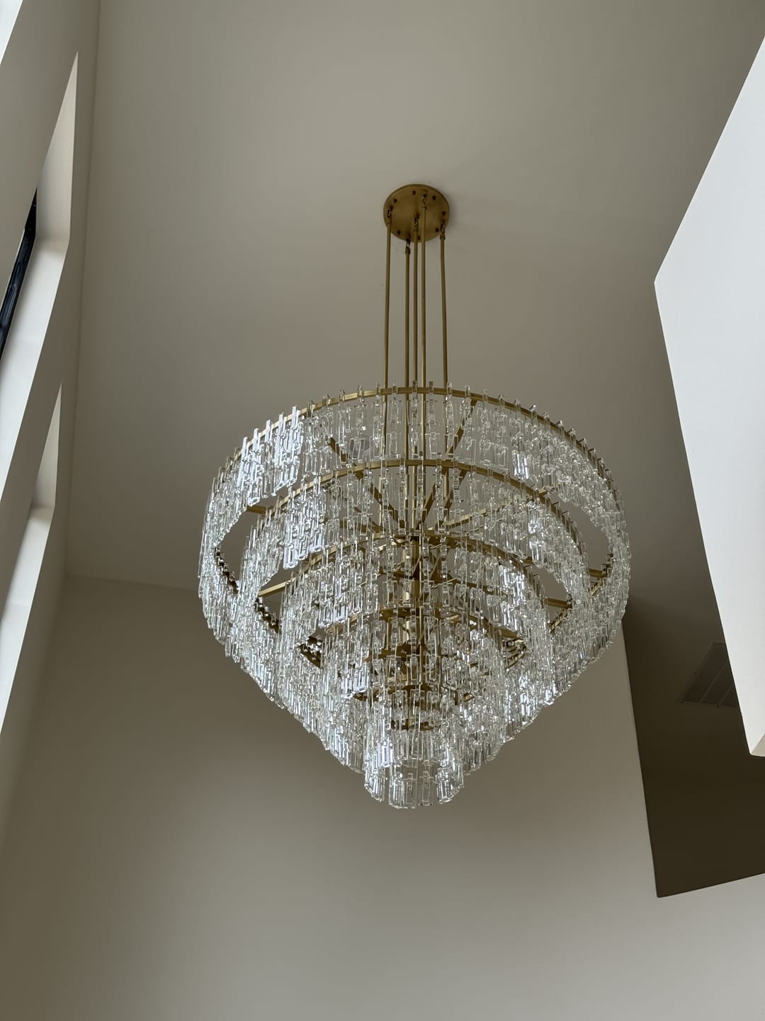 Customer photo review of Marigana Tiered Round Chandelier