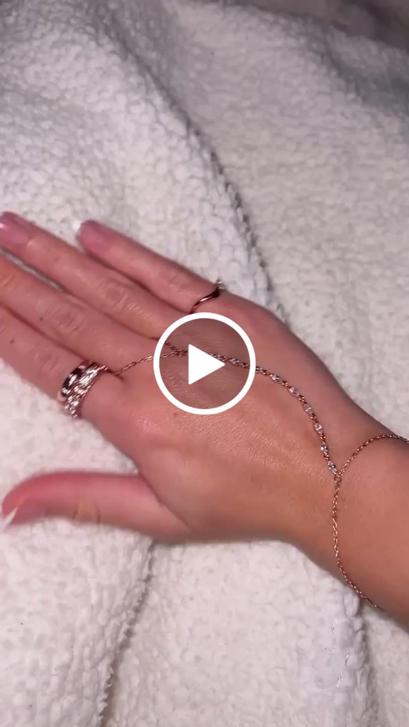 Customer video review of Marquise Hand bracelet