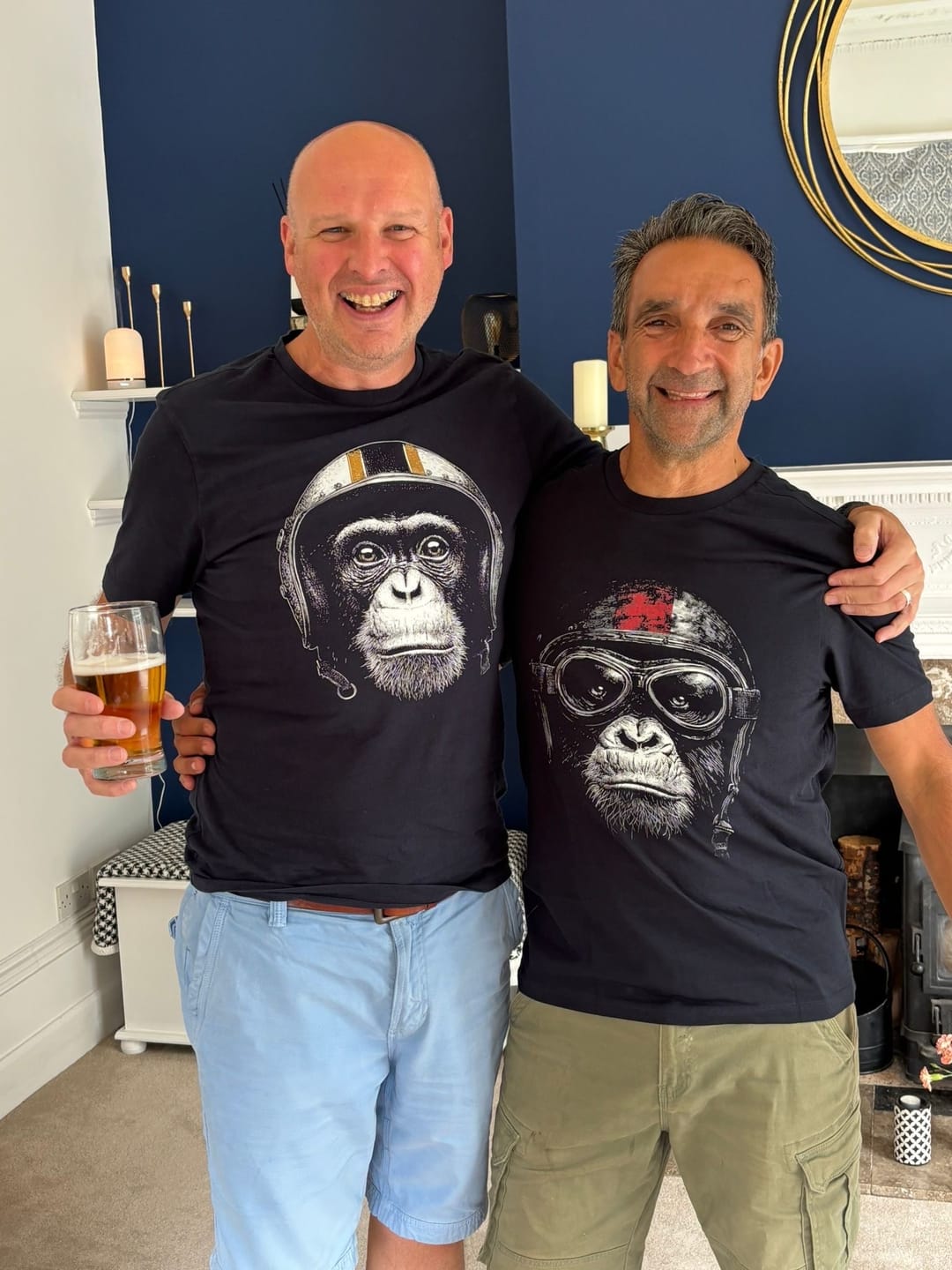 Customer photo review of Gorilla Rider 23 T-Shirt