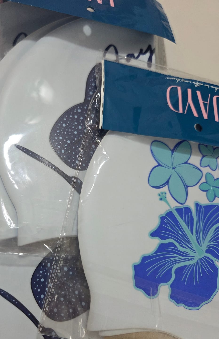 Customer photo review of JAYD Swim Cap - Hibiscus Dreams