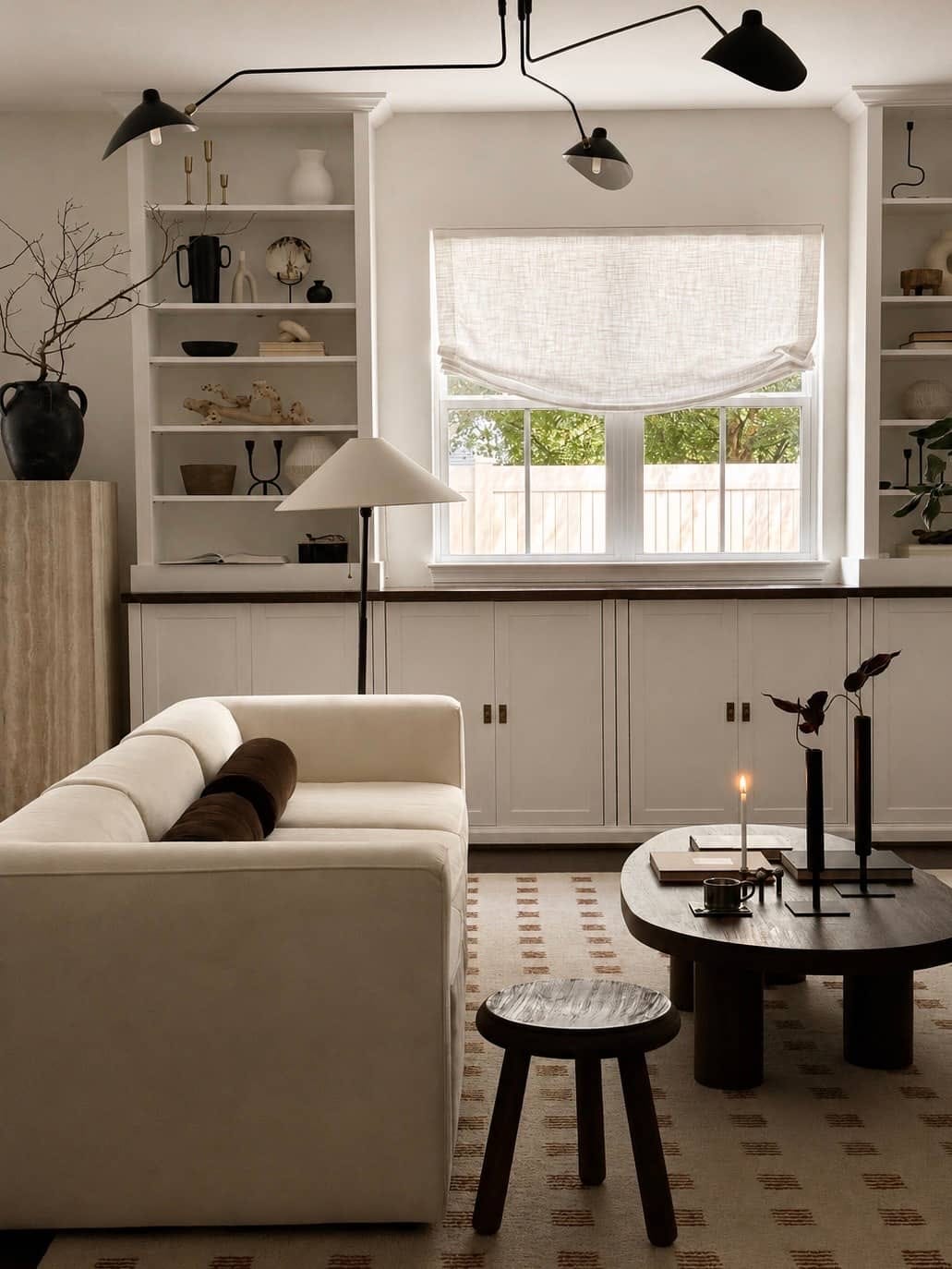 Customer photo review of Lucy Custom Motorized Roman Shades