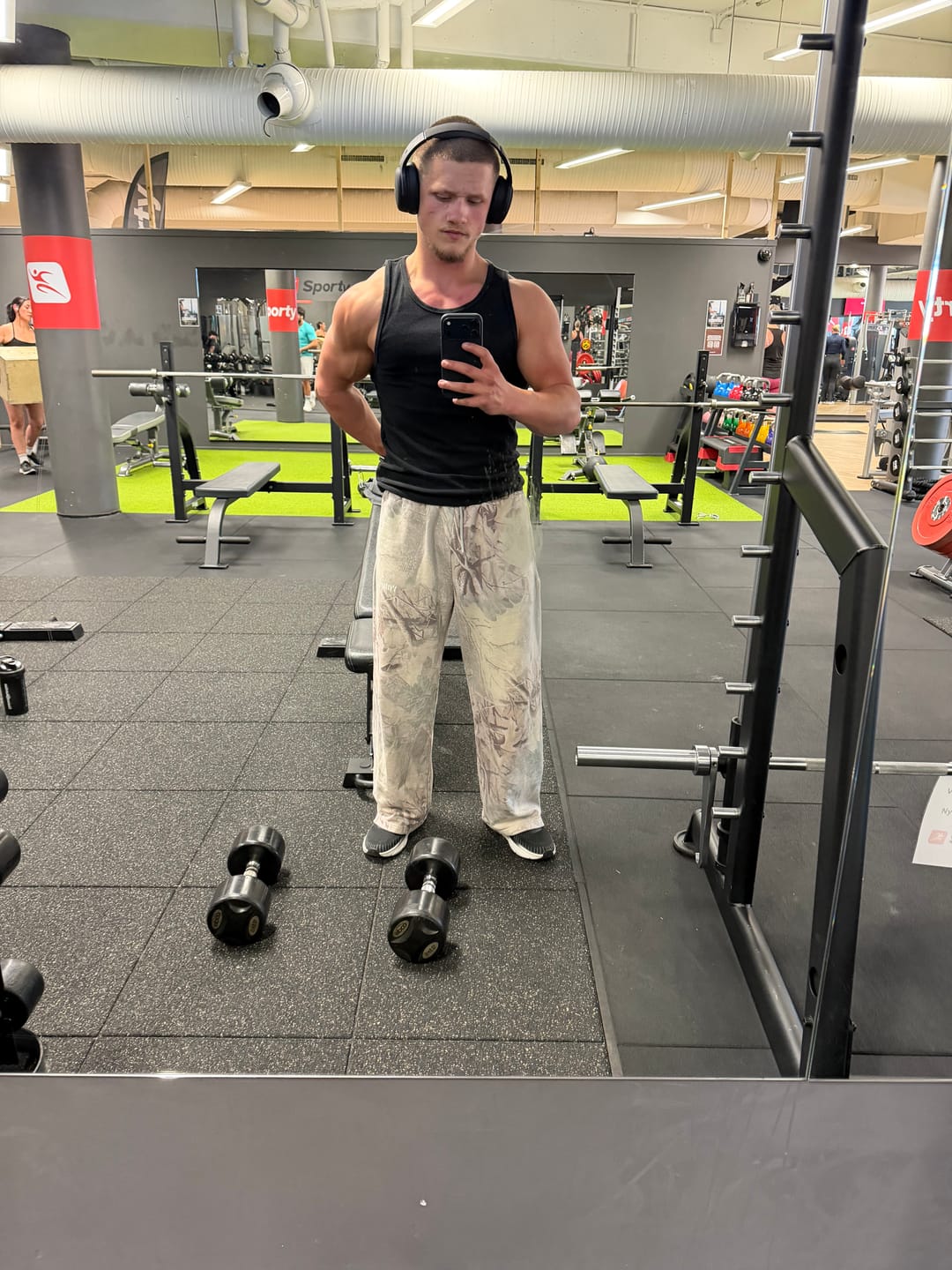Customer photo review of 2094 - Tree Camo Collection - No Cuff Sweats