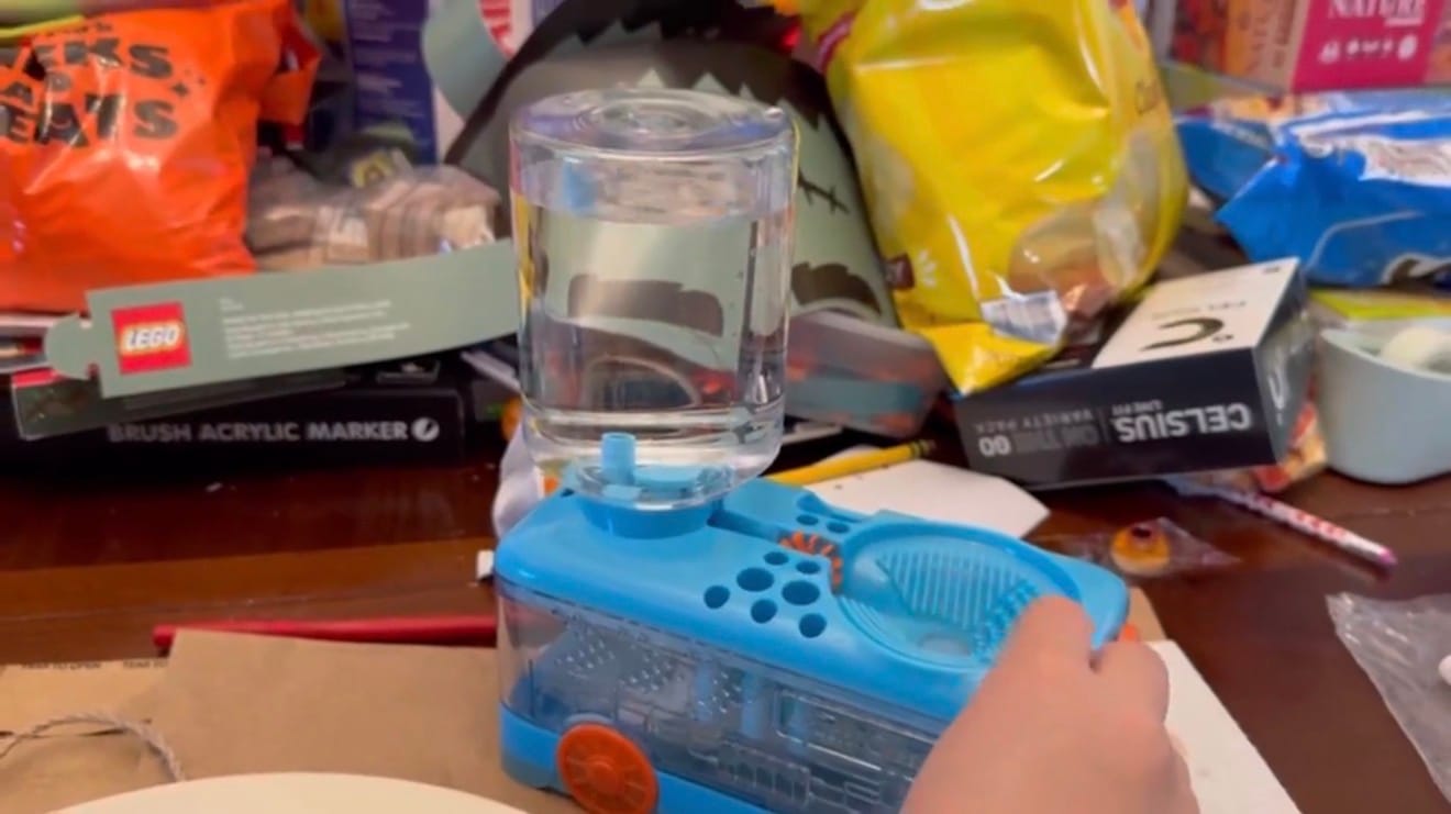 Customer photo review of Automatic brush washer