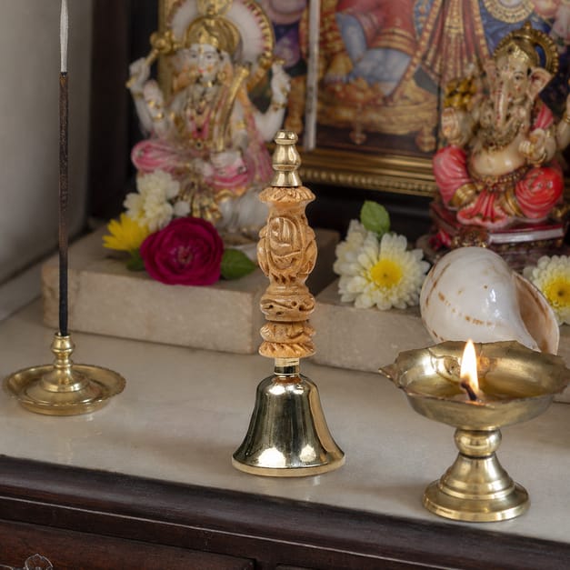 Customer photo review of Aura Suddhi Handcrafted Kansa (Bronze) Bell