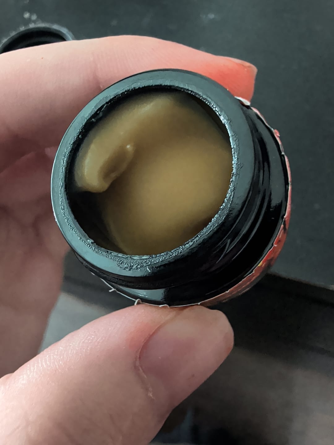 Customer photo review of Georgia Peaches Live Rosin Budget Bucket — 4g