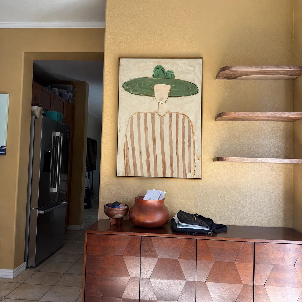 Customer photo review of Vintage Americana Art｜Whisper Beneath the Sage Brim