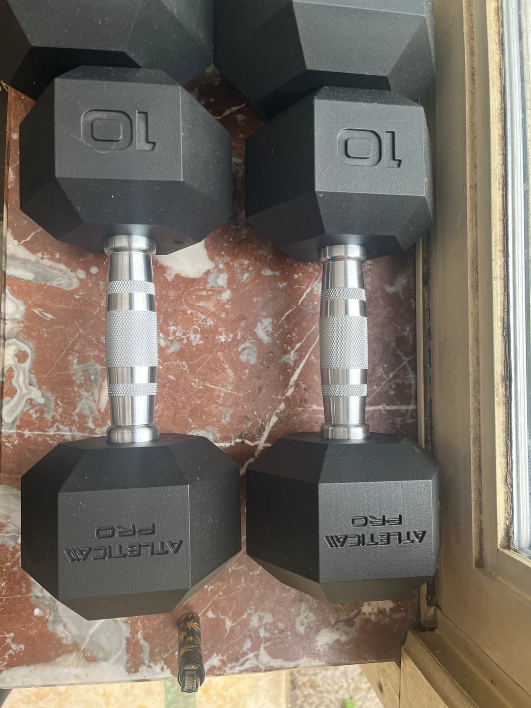 Customer photo review of Hexagon Hanteln PRO | 2x10kg