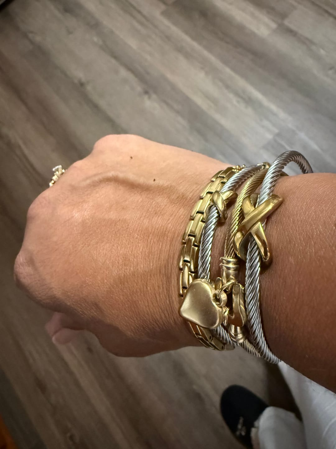 Customer photo review of Rihanna Bracelet Stack