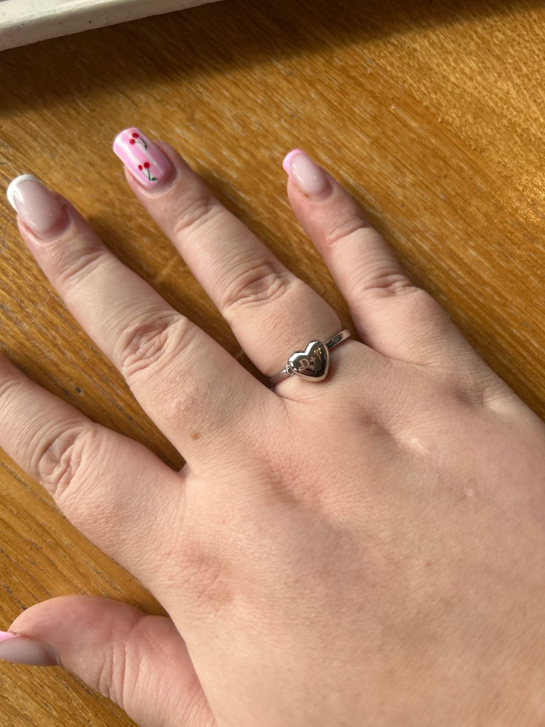Customer photo review of Heart Locket Ring
