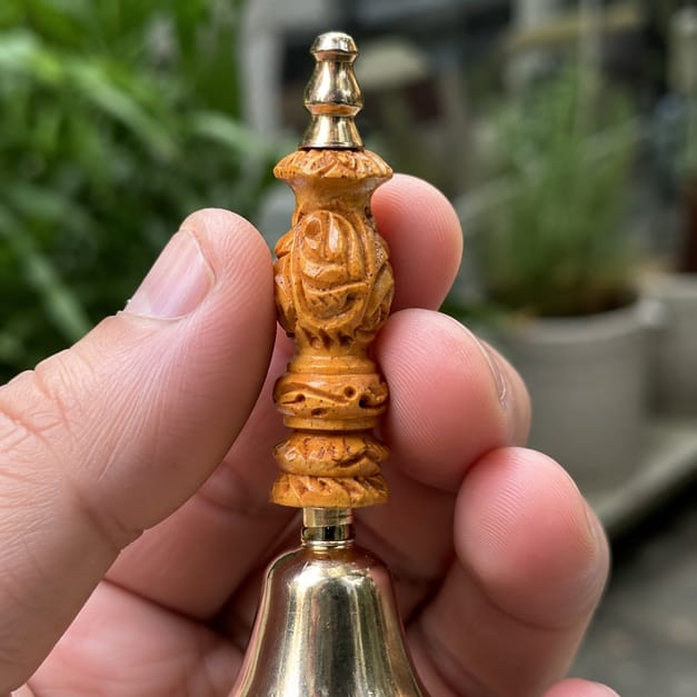 Customer photo review of Aura Suddhi Handcrafted Kansa (Bronze) Bell