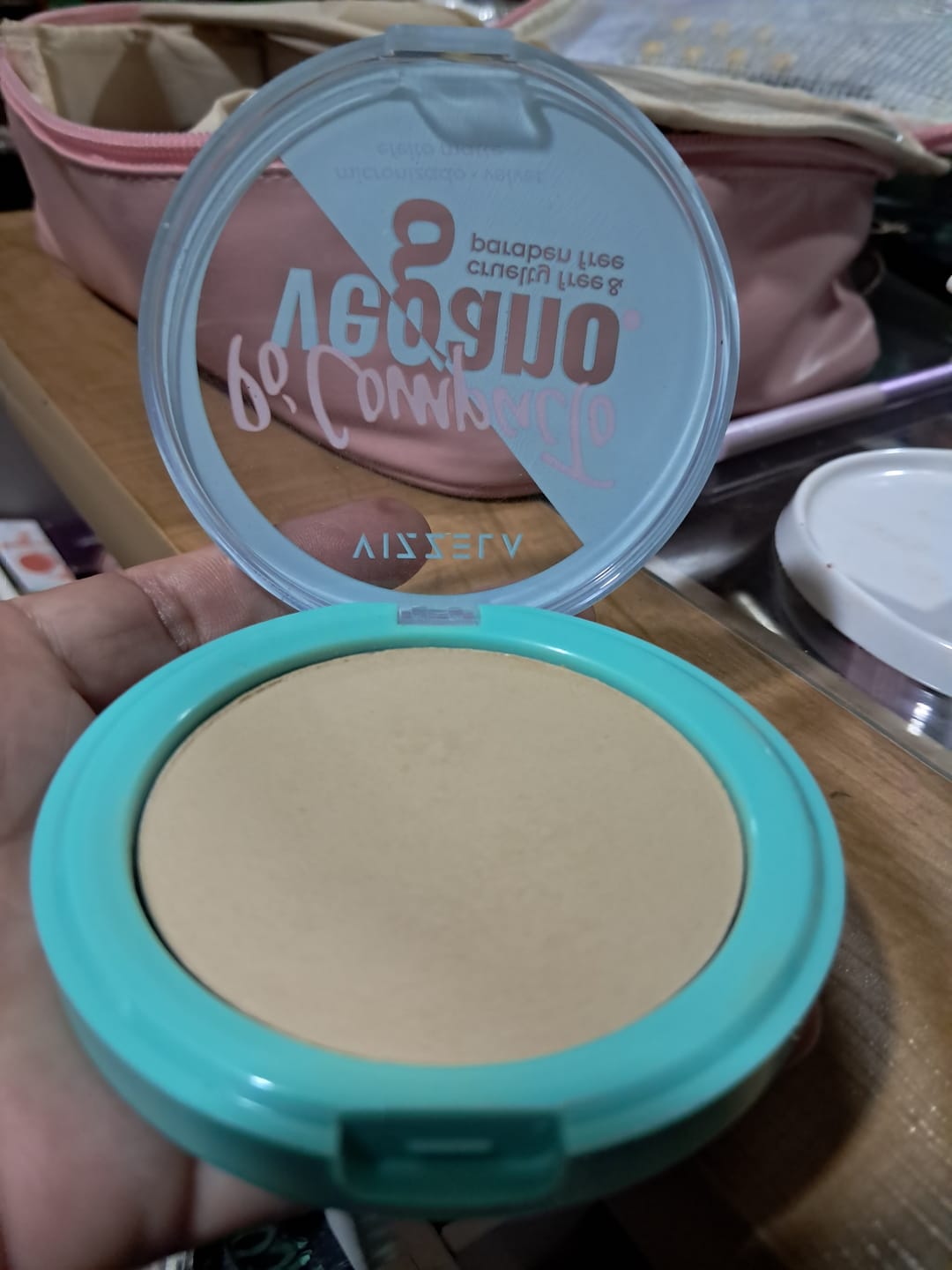 Customer photo review of Pó Compacto Vizzela