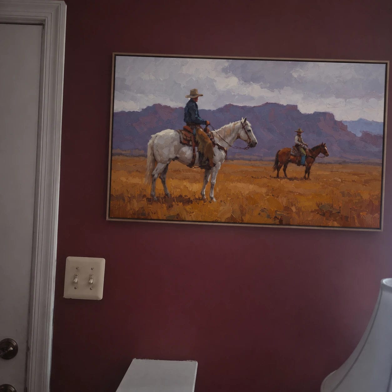 Customer photo review of Western Landscapes Art｜Riders Across the Frontier