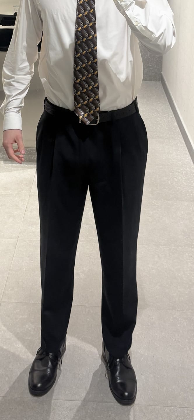 Customer photo review of The Veneto Belt - Black Braided Embossed Full Grain Leather Belt